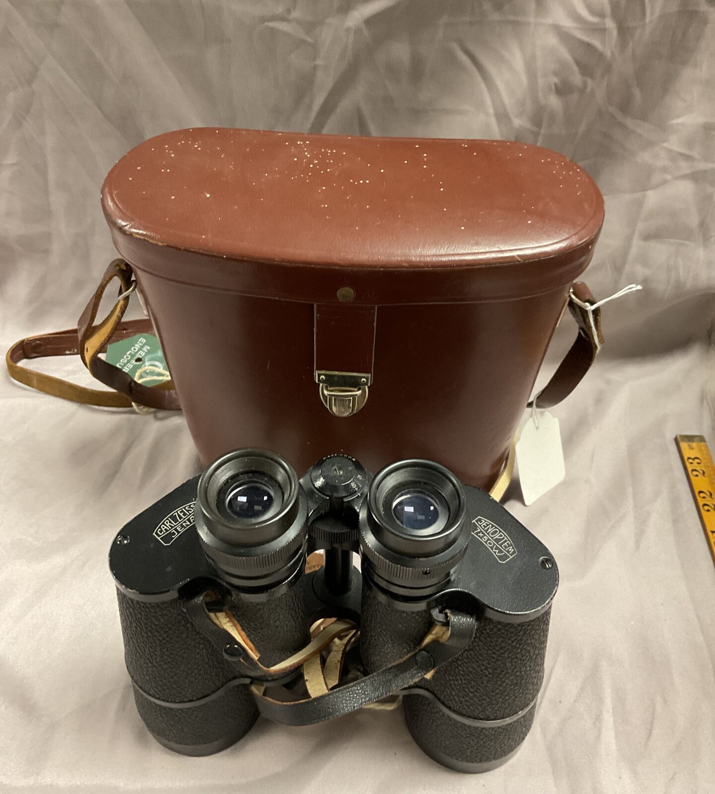 Pair of Carl zeiss jena jenoptem 7x50 Binoculars with case