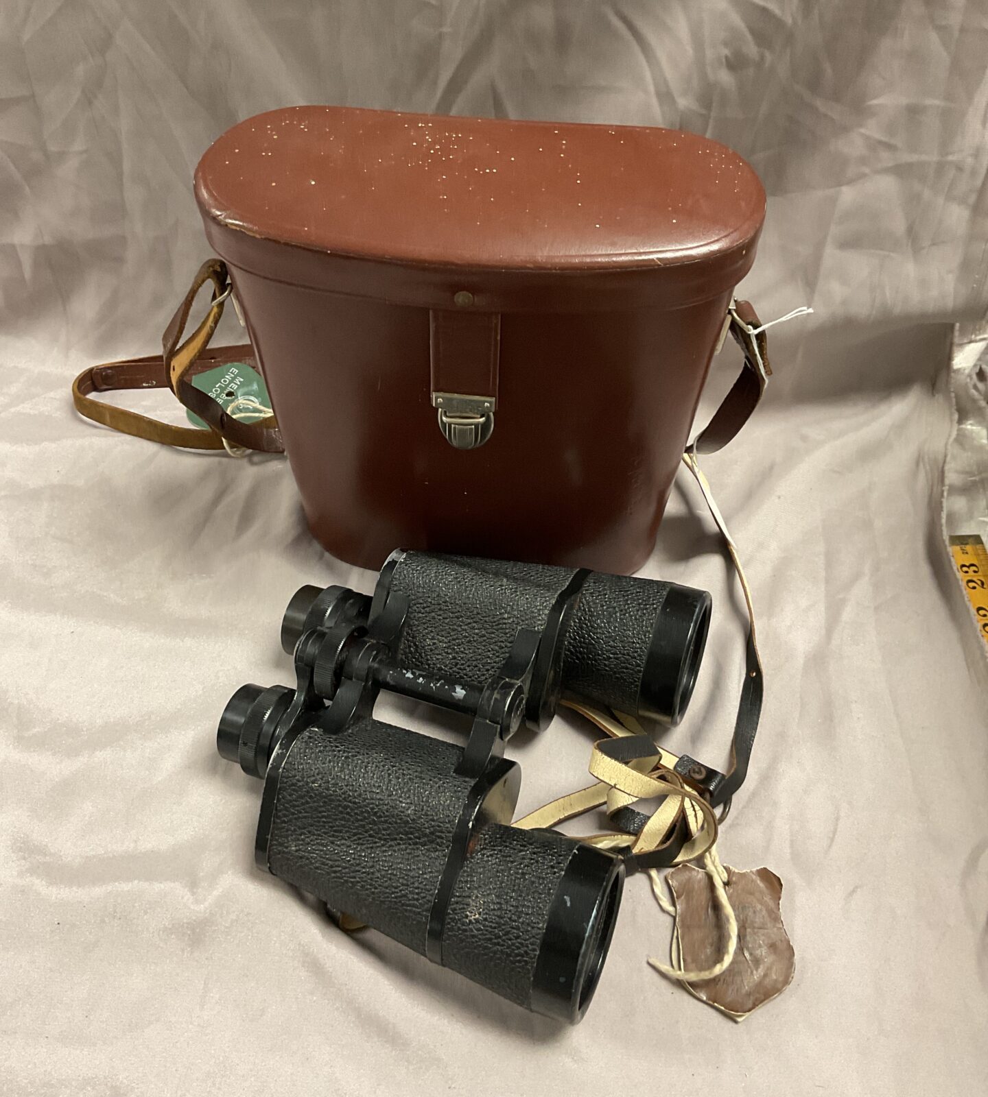 Pair of Carl zeiss jena jenoptem 7x50 Binoculars with case - Image 2