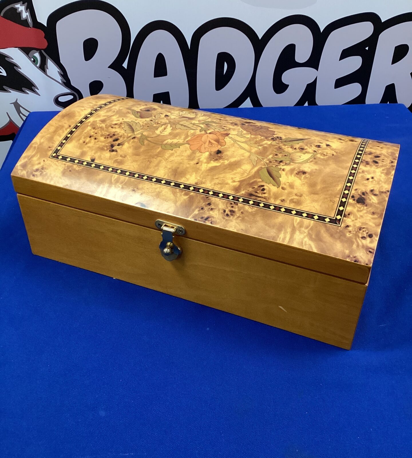 Large wooden jewellery box