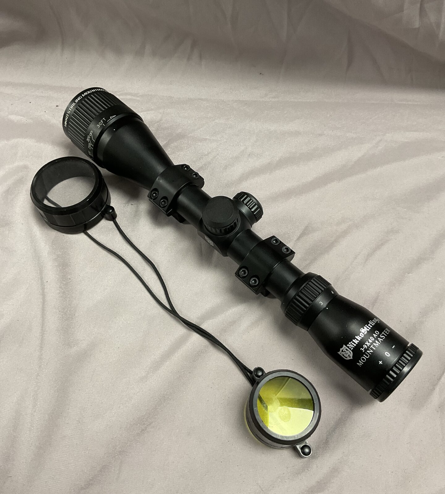 Nikko stirling 3-9 x 40 A O mountmaster telescopice sight