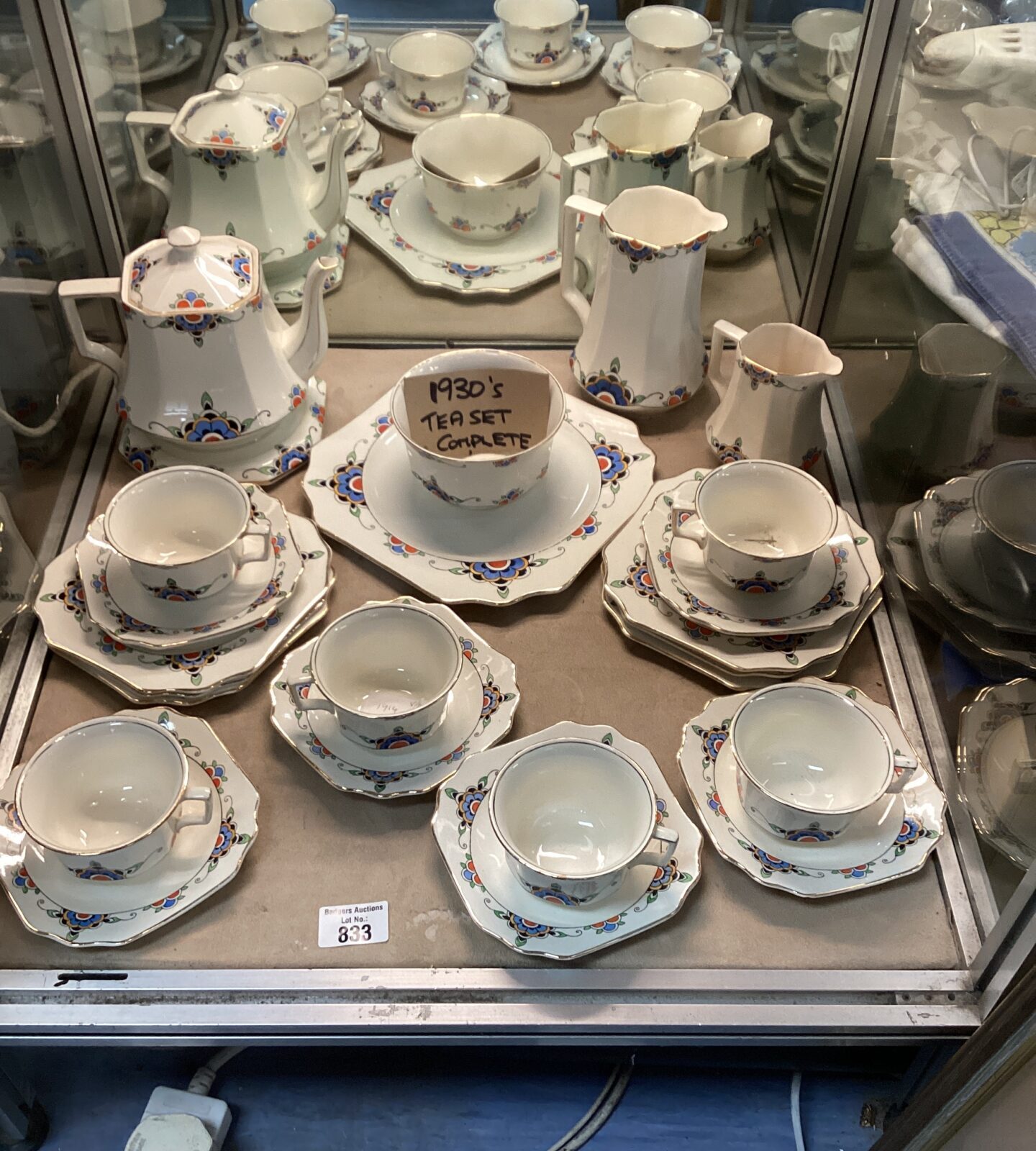 art deco Devon Wade Fieldings Tea Set