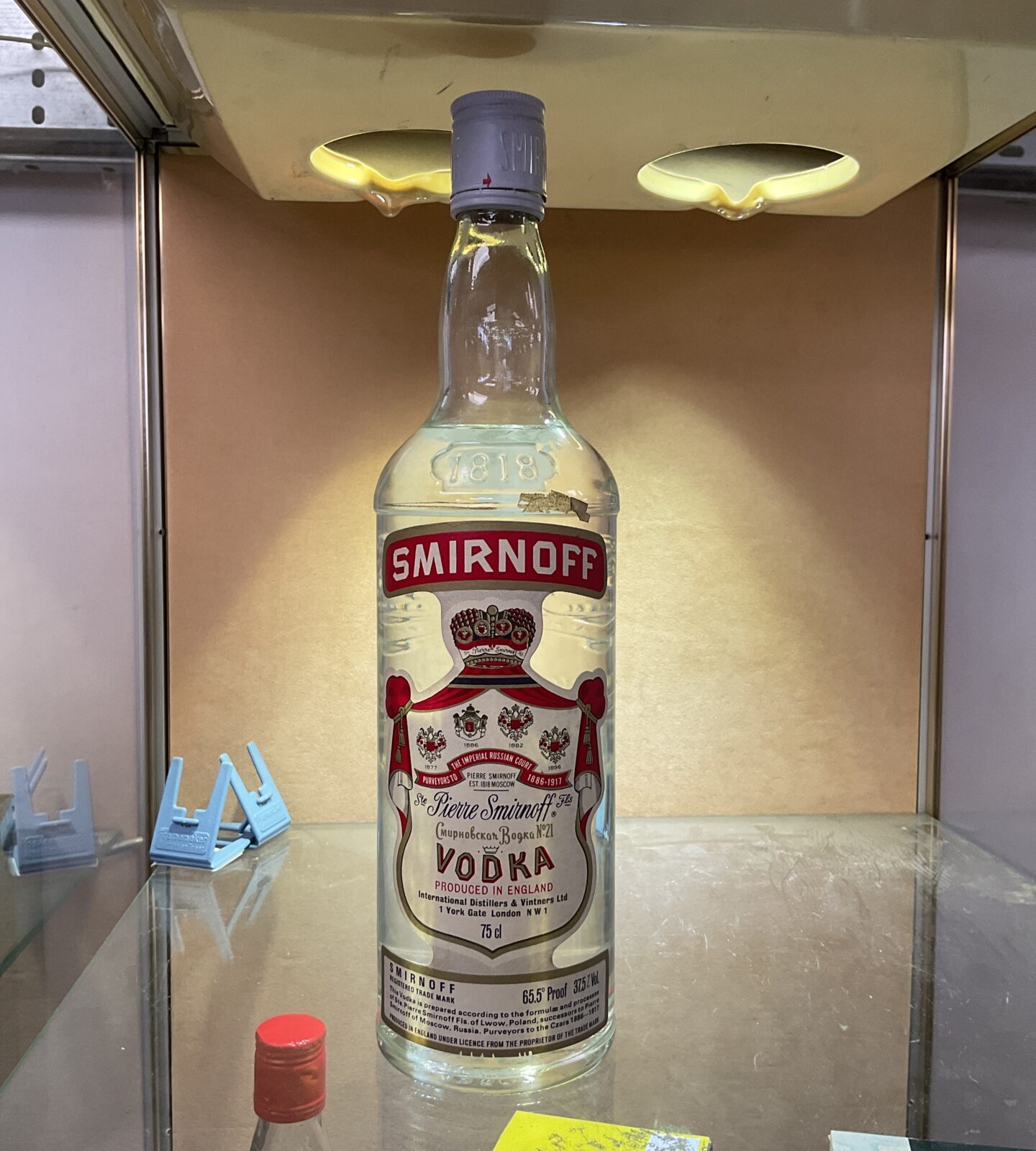 75cl bottle of smirnoff vodka