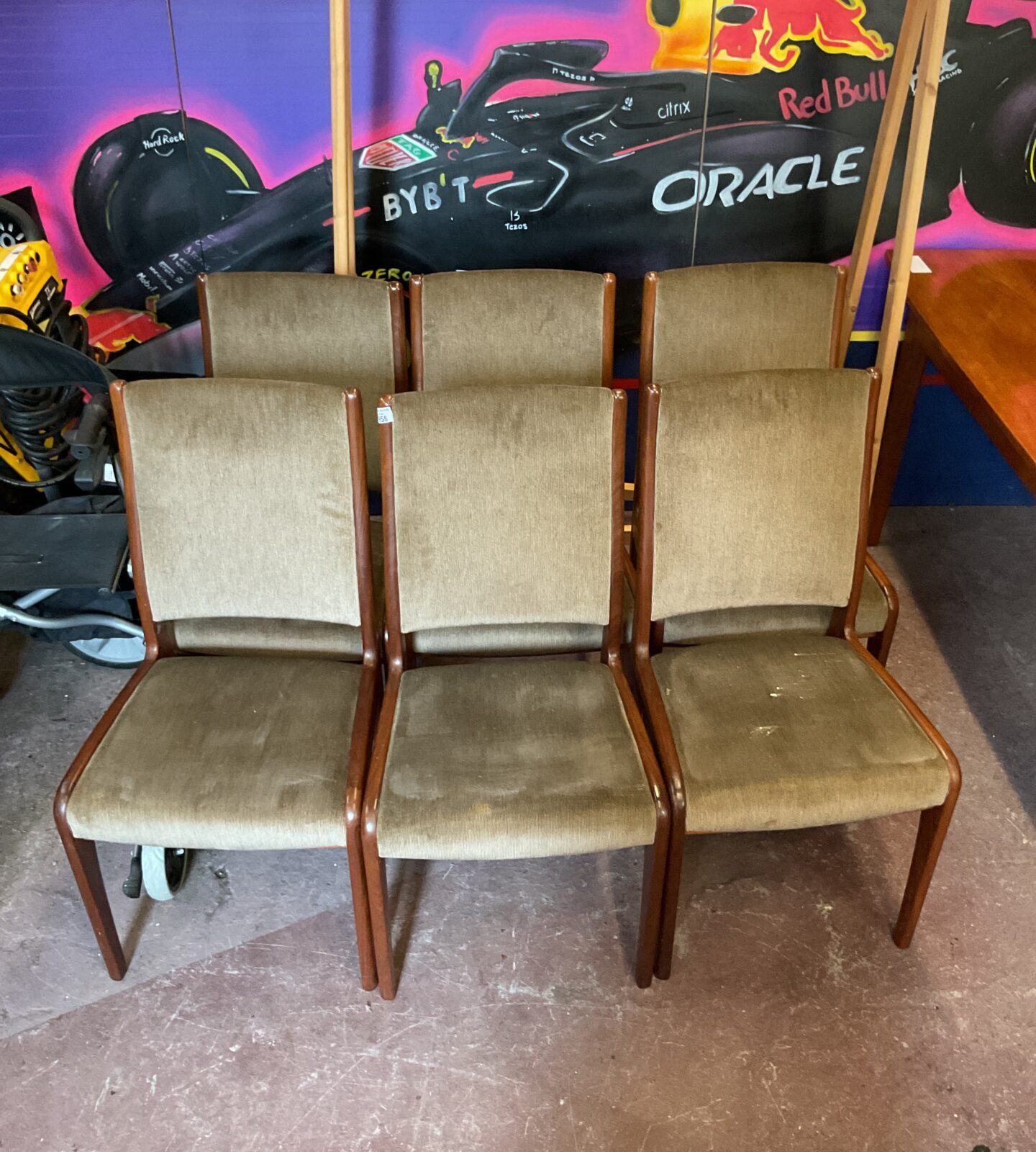 Set of 6 vintage g plan dining chairs