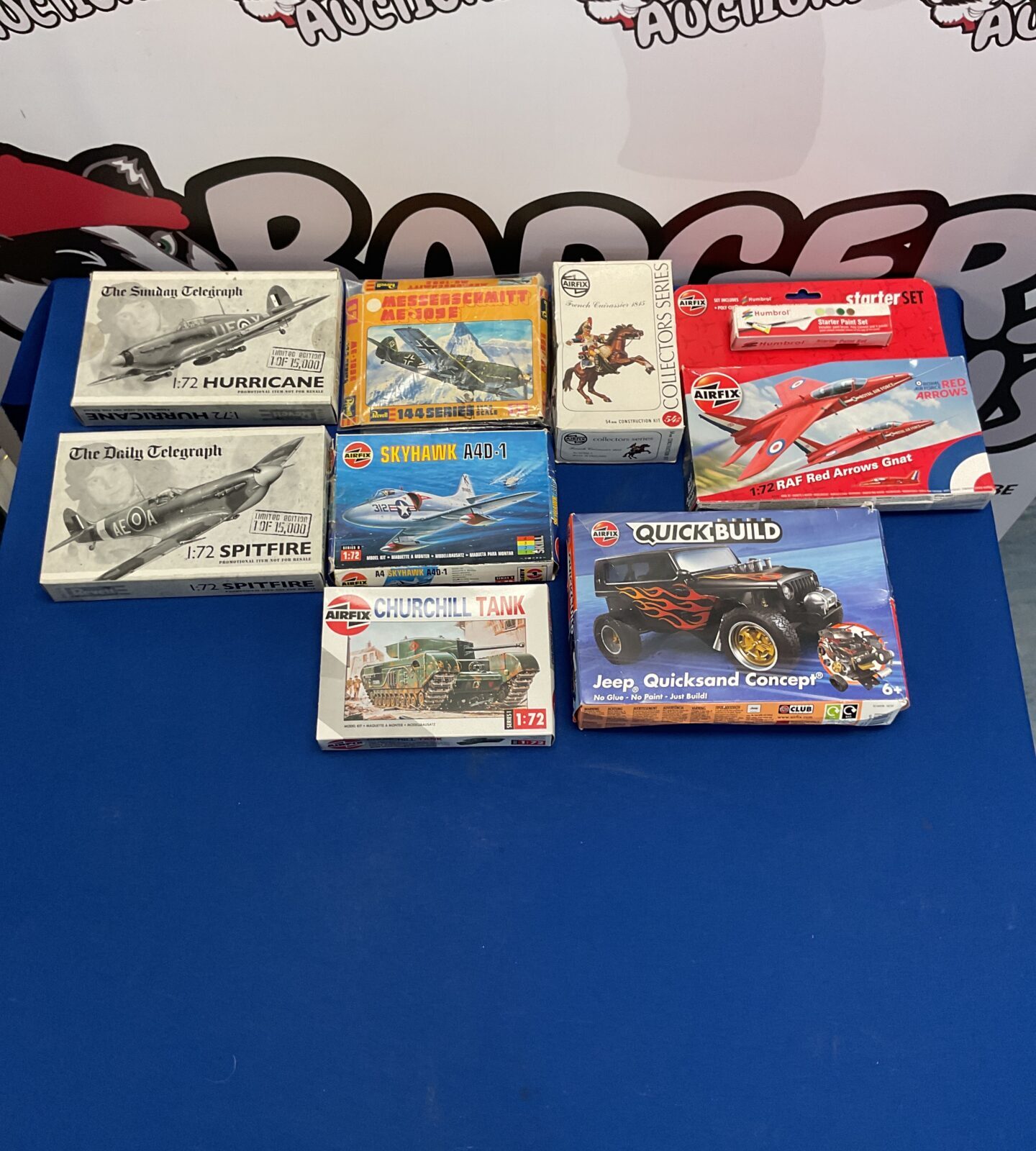 Selection of model kits inc airfix and revell