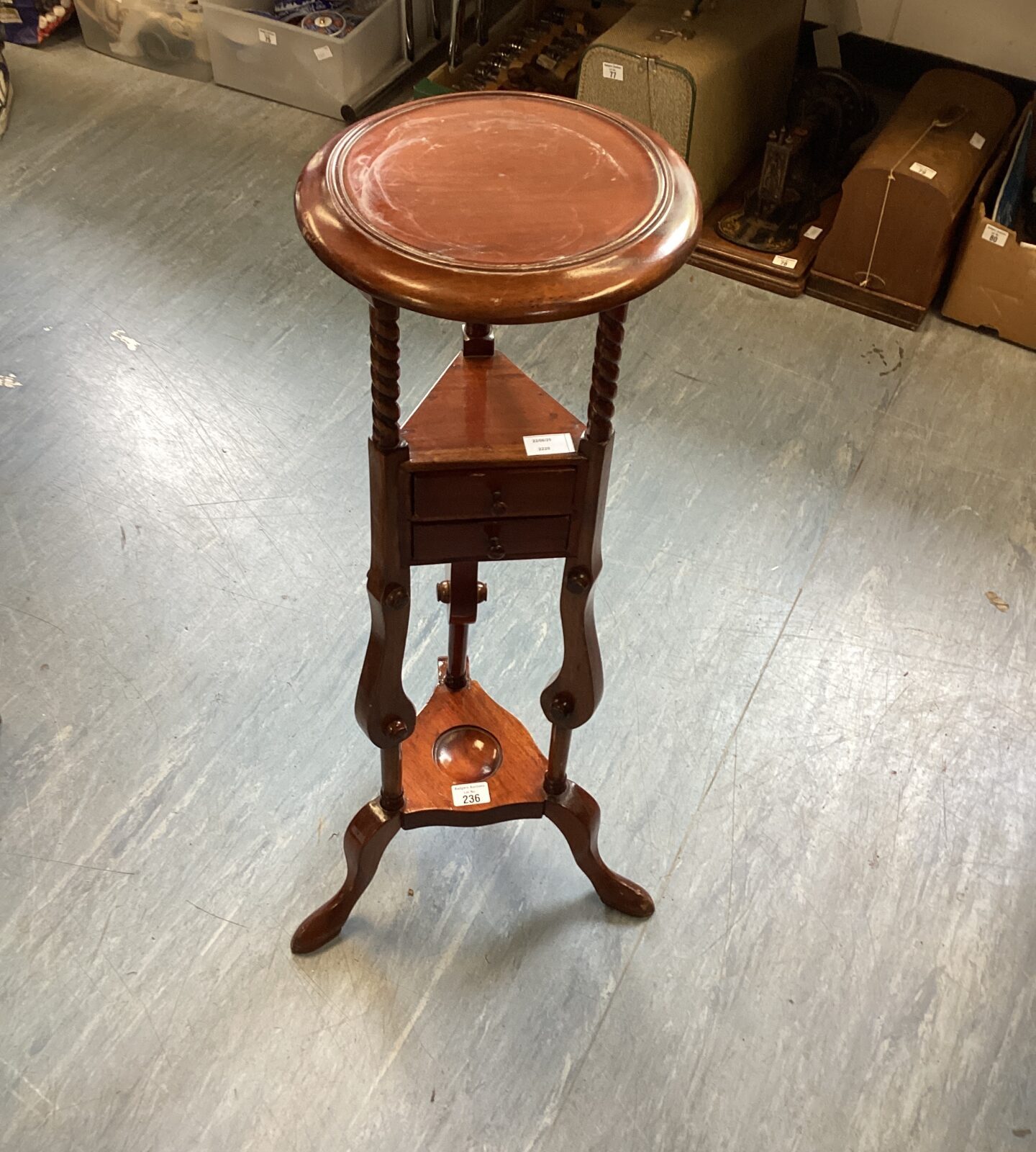 Mahogany Wash Basin Stand