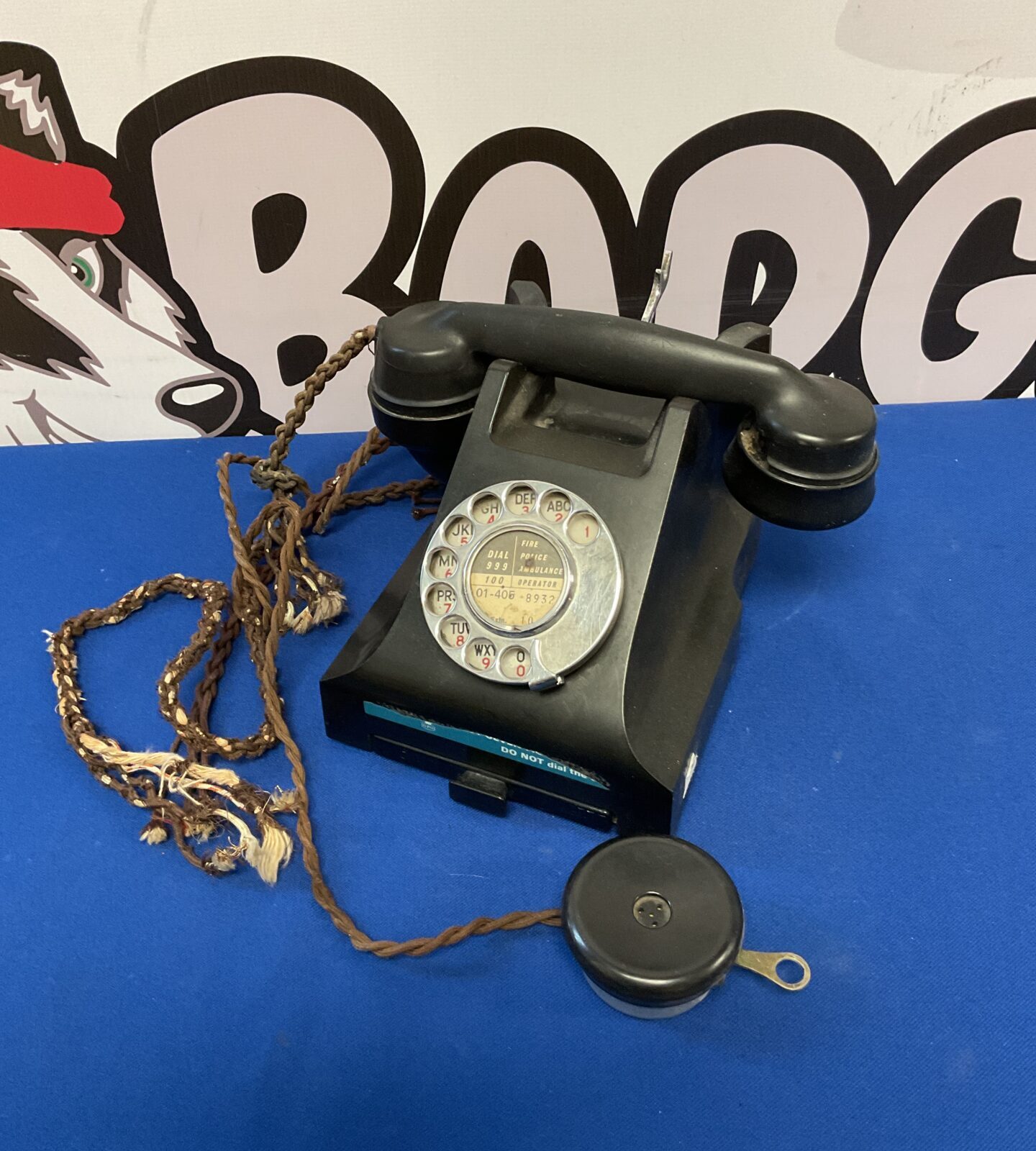 1930s Bakelite rotary telephone