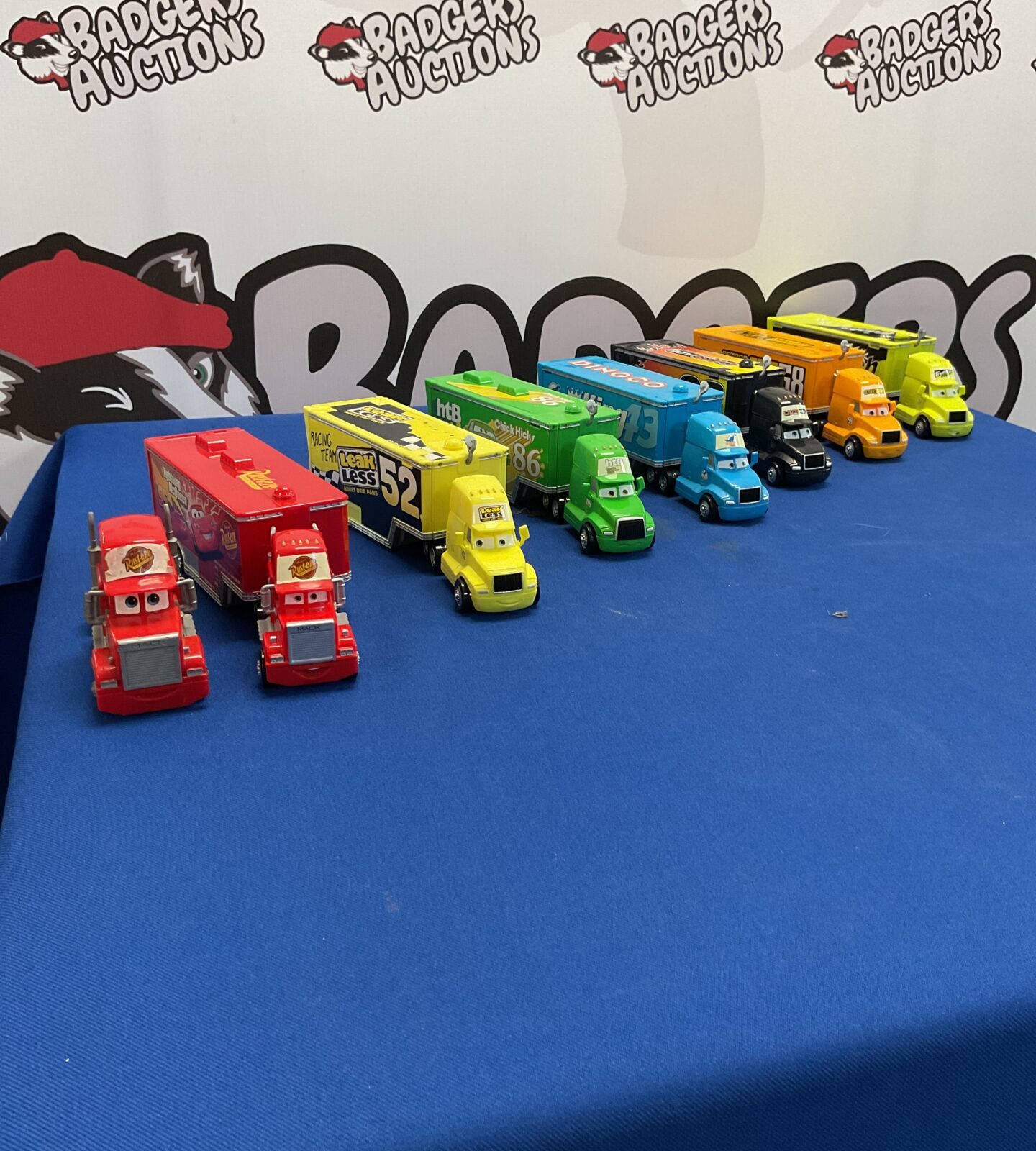 Collection of disney pixar trucks and vehicles