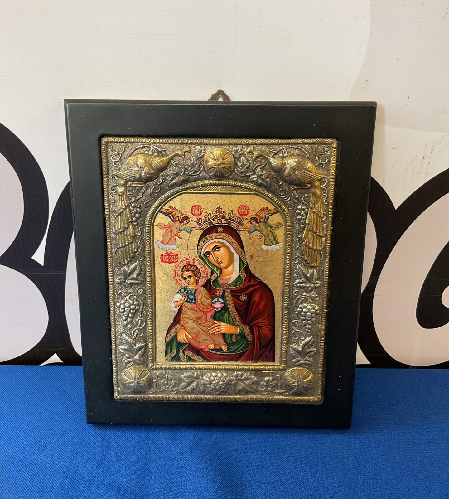 Clarte 925 silver replica byzantine religious icon