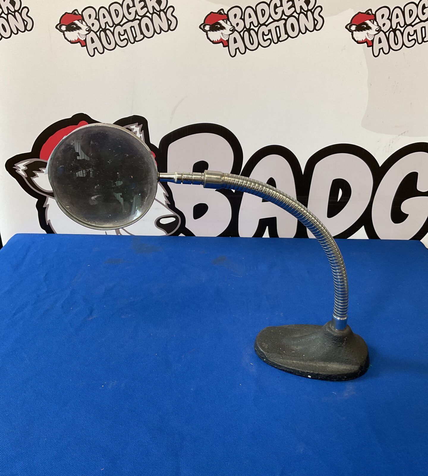 Vintage desktop magnifying glass