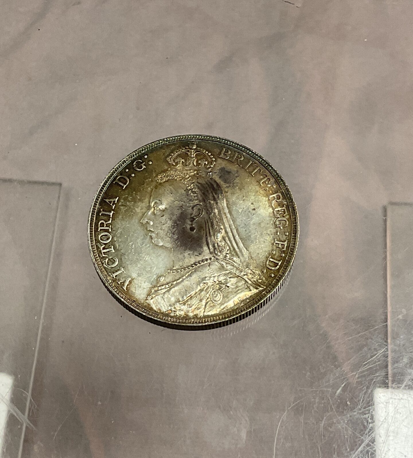 1887  Victoria Silver Crown - Image 2
