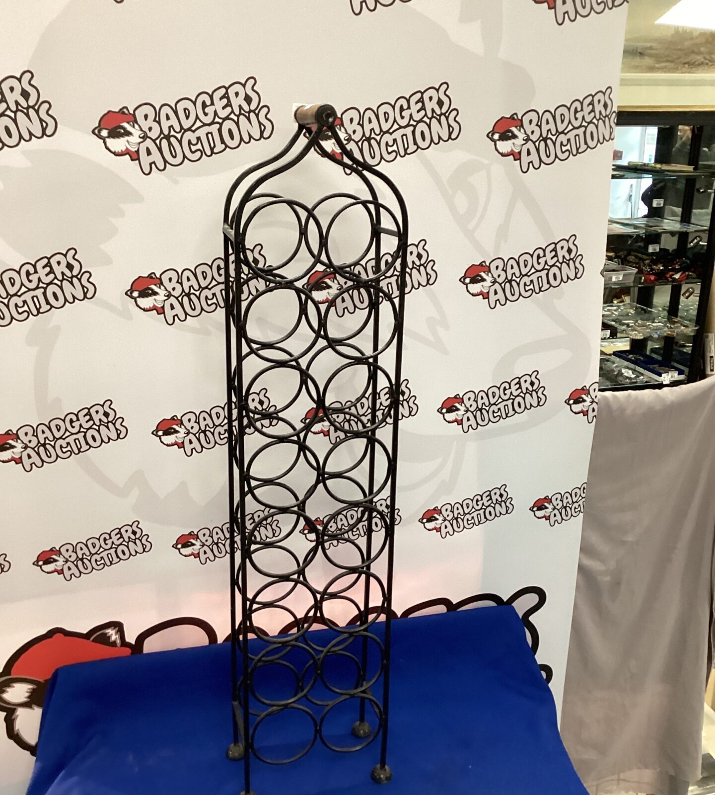 Wrought Iron Wine Rack