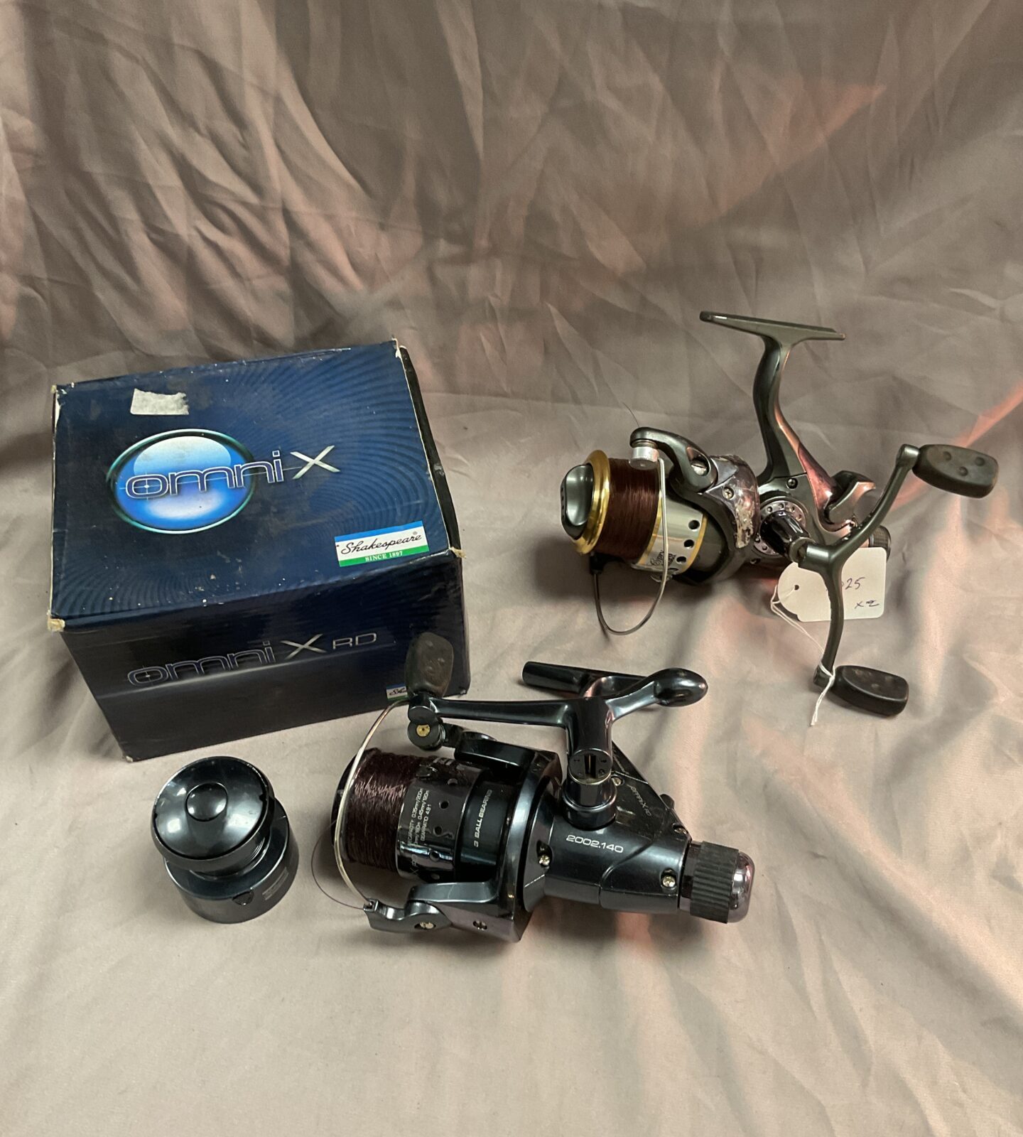two fixed spool reels omniXrd and cypry 4000 freewheel