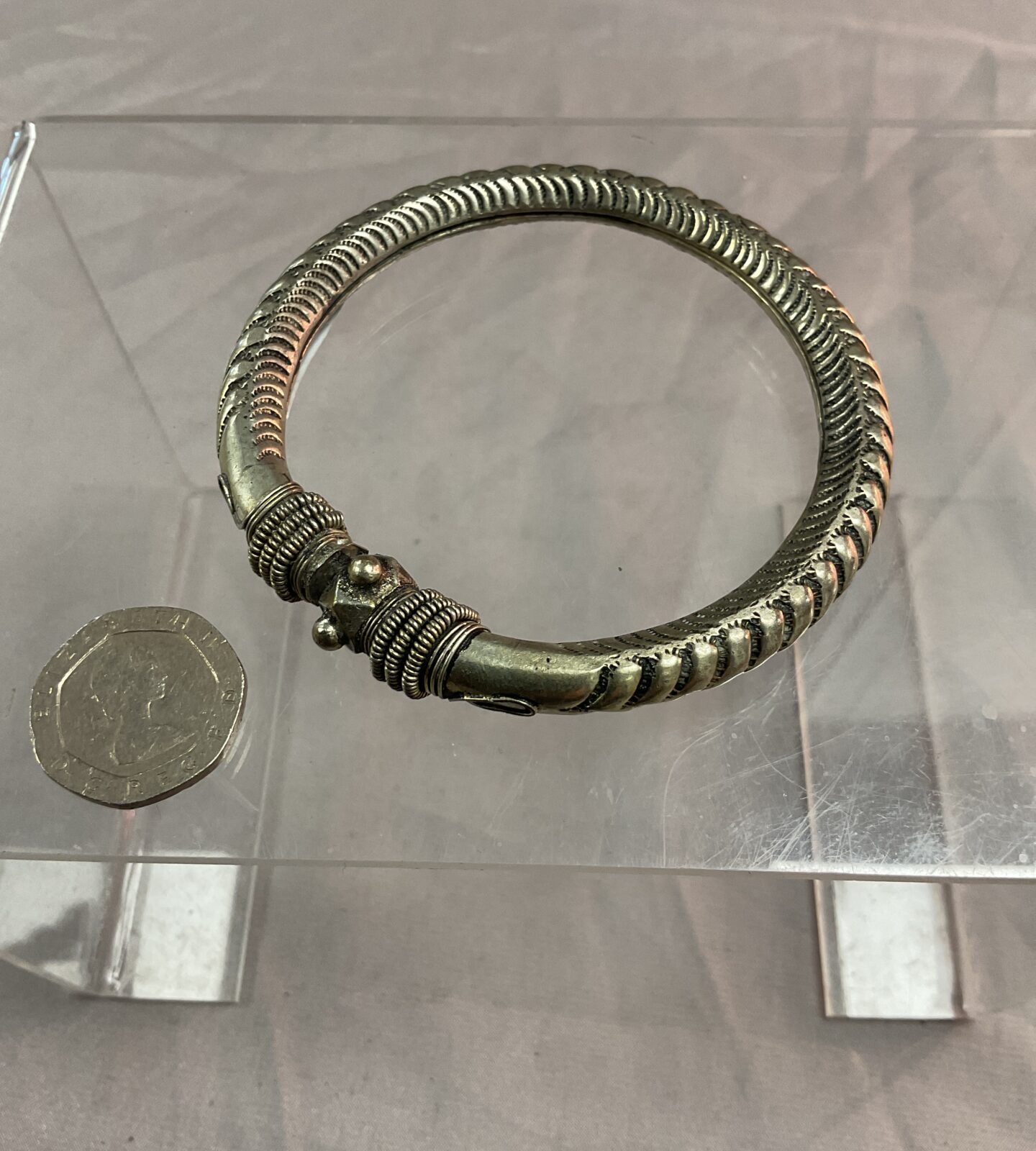 antique Indian silver bracelet