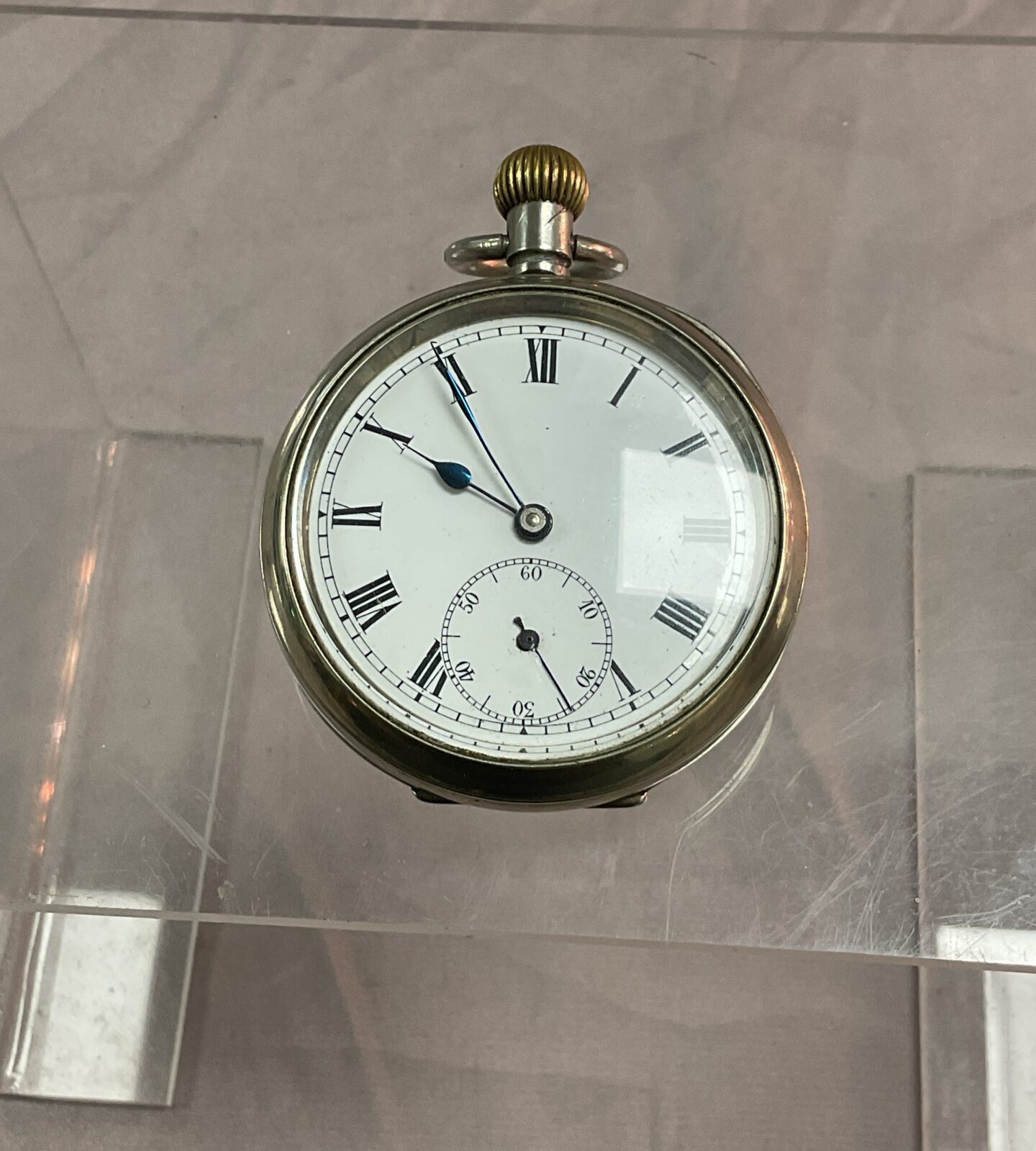 Vintage pocket watch working movement marked Buren