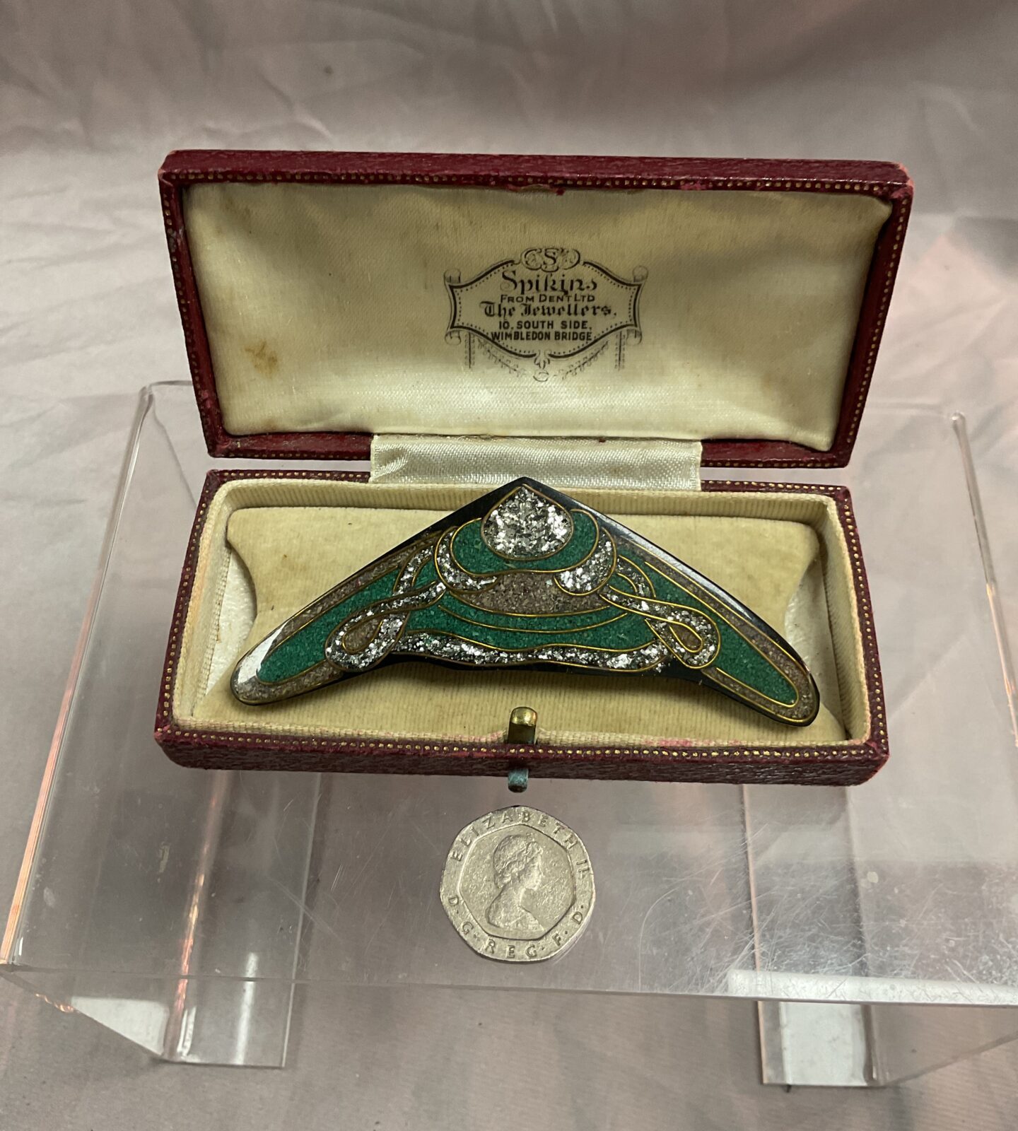 French art Nouveau brooch circa 1900