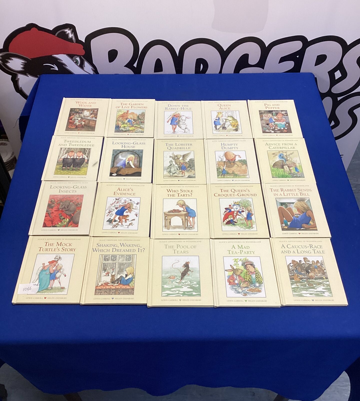 lewis carroll & oxenbury set of alice in wonderland books