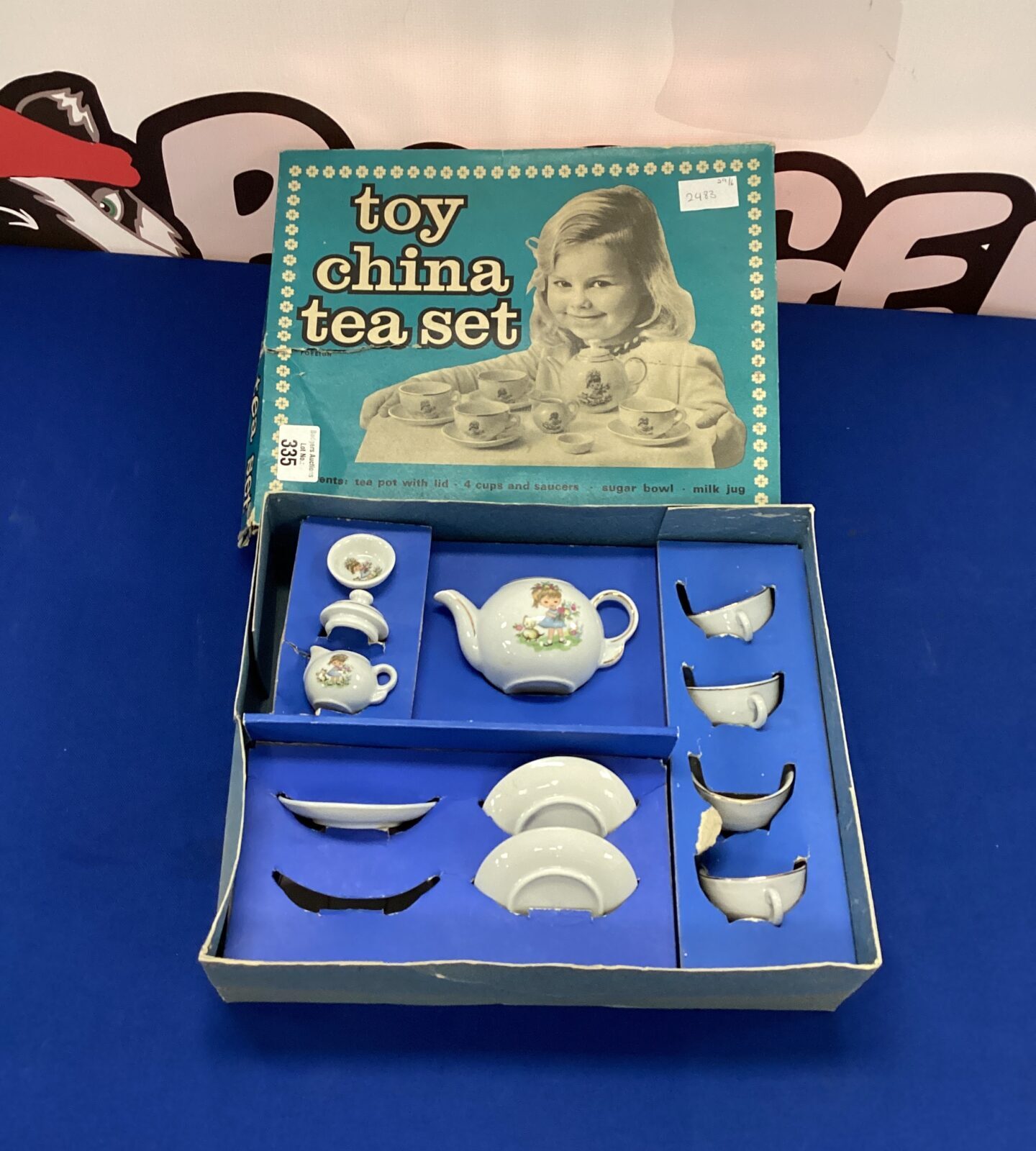 Vintage Toy China Tea Set