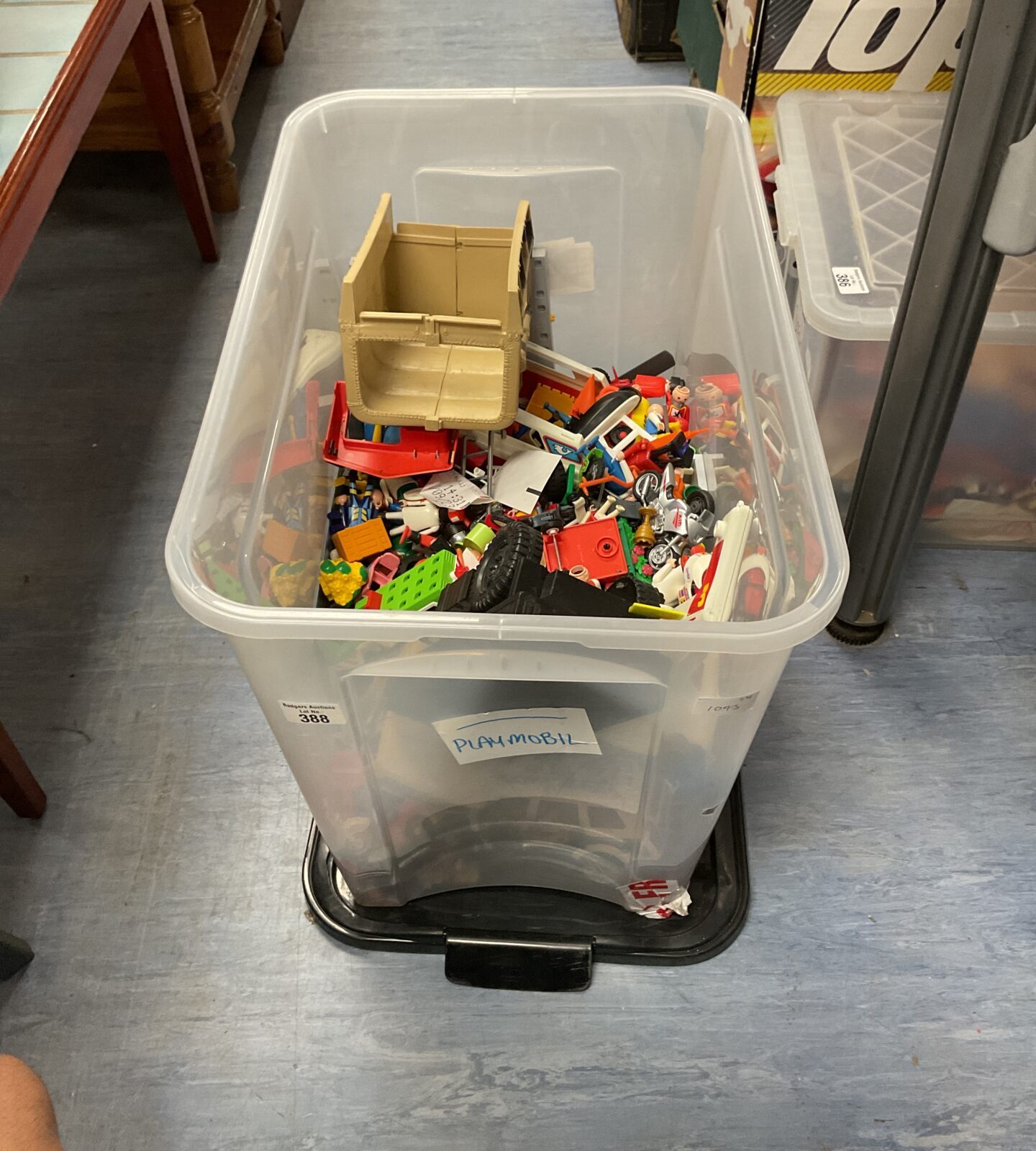 Large quantity of mixed playmobile inc figures, parts and accessories