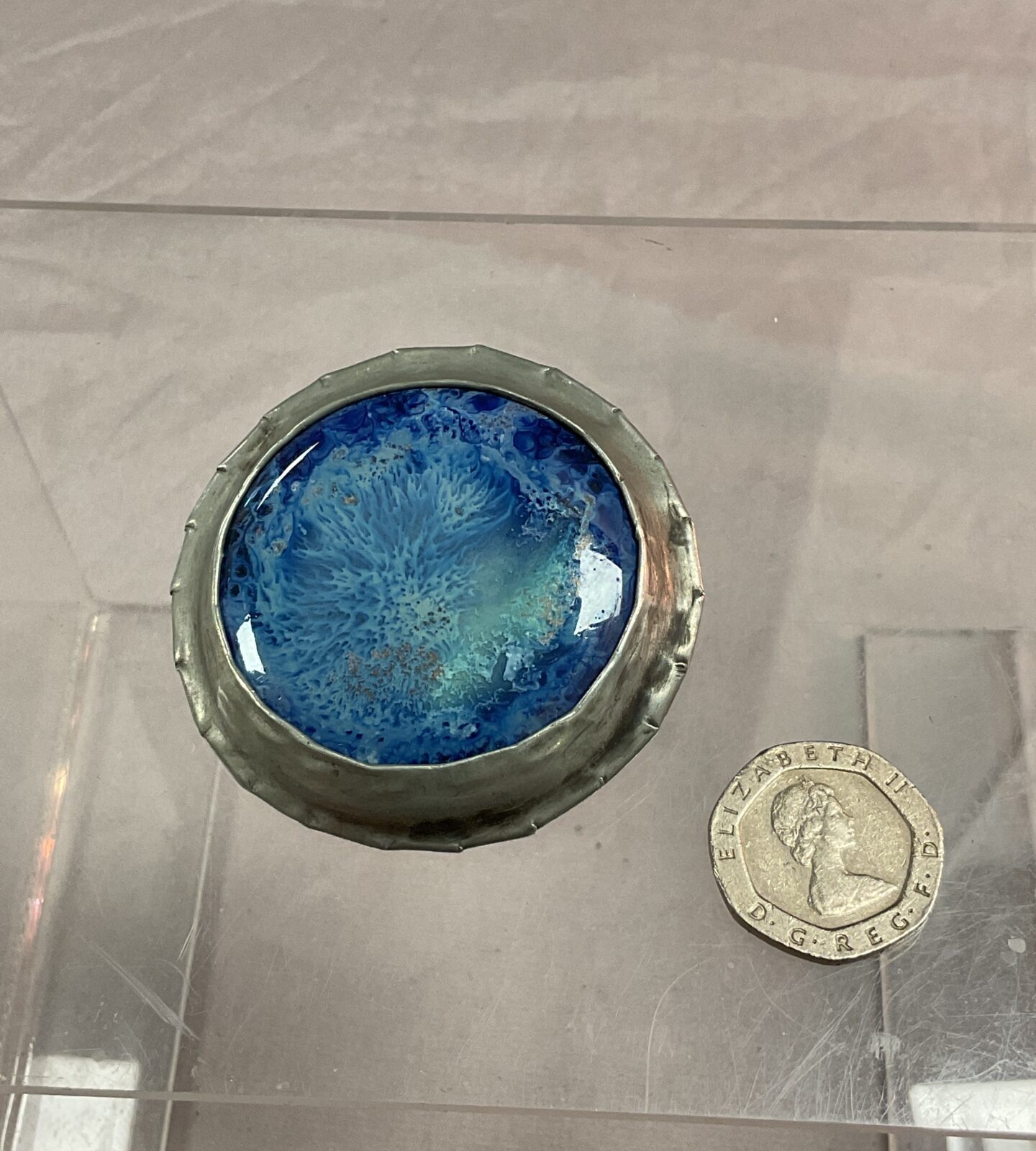 Ruskin Roundel Style brooch