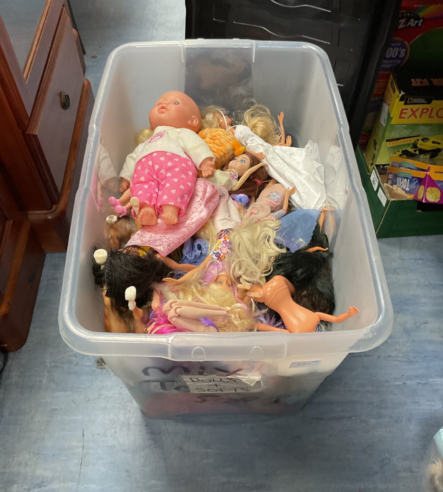 Large quantity of dolls and girls toys inc barbie