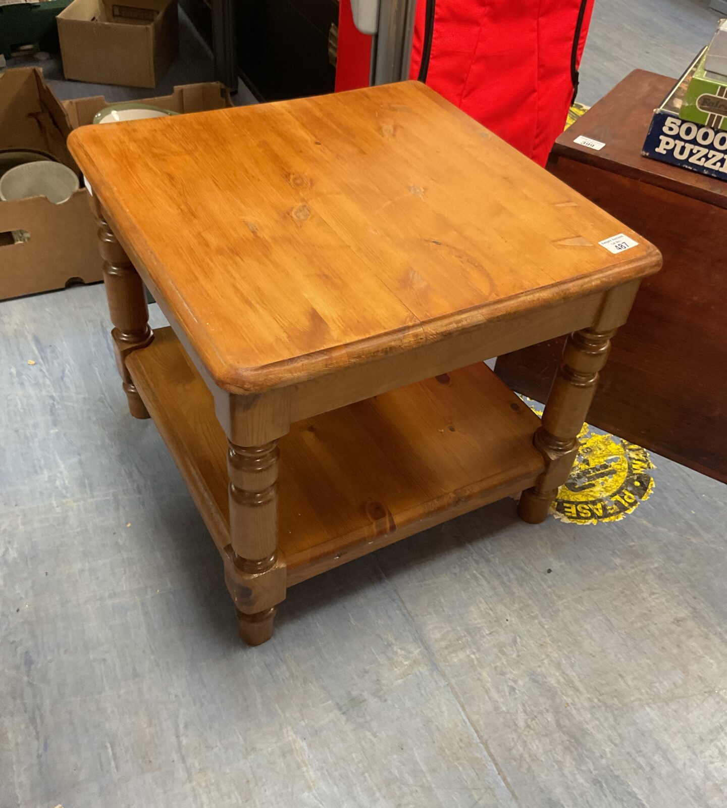 Small pine table