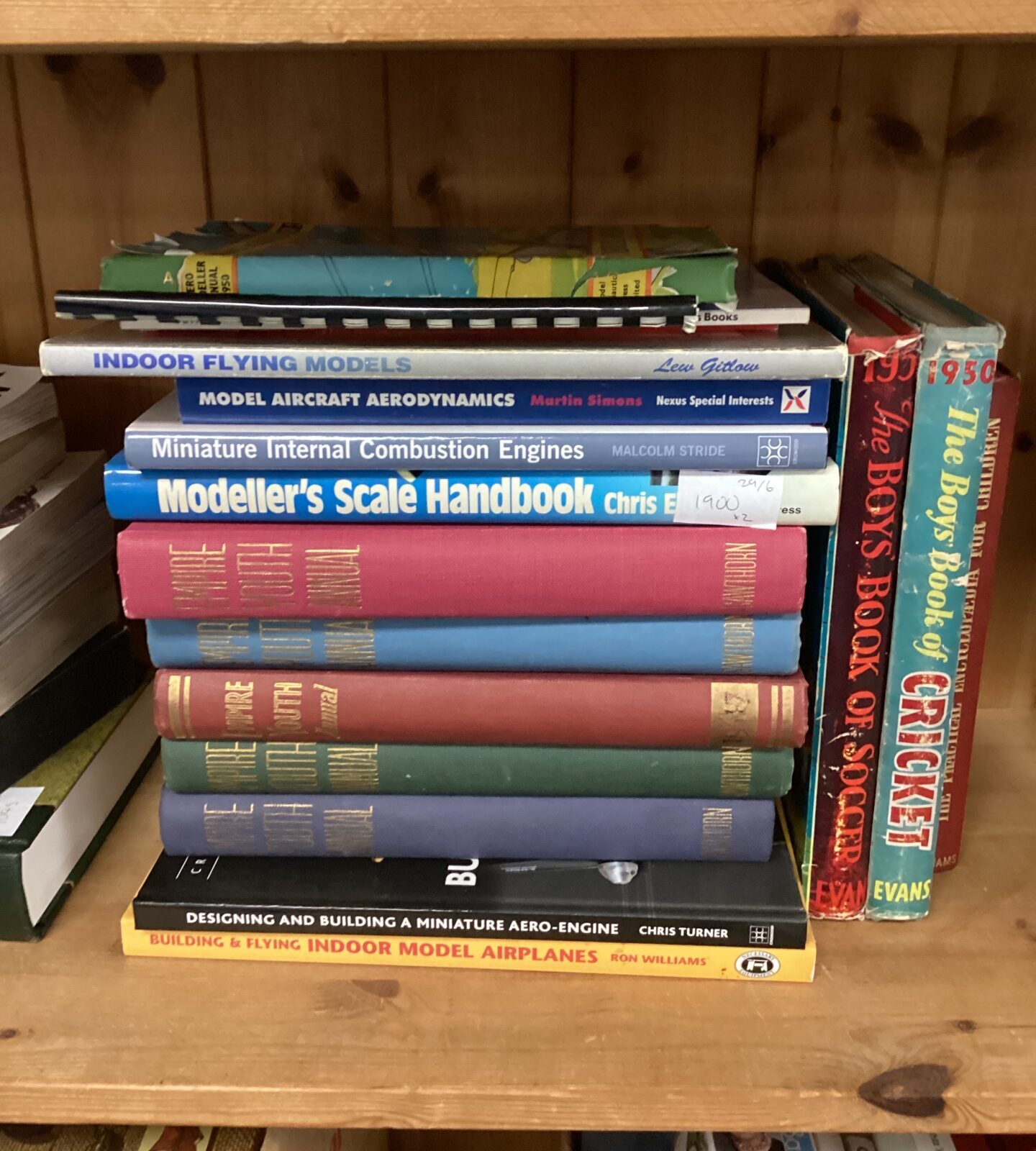 A collection of model magazines inc model aircraft aerodynamics, modellers scale handbook & designing and building a miniature aero-engine