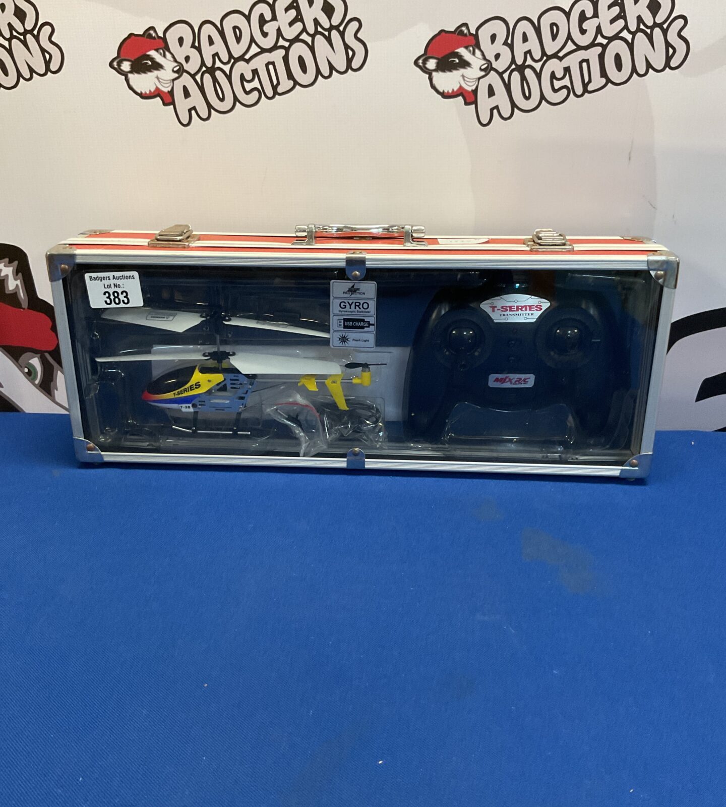 T series transmitter mux rc technics remote controlled helicoper in case