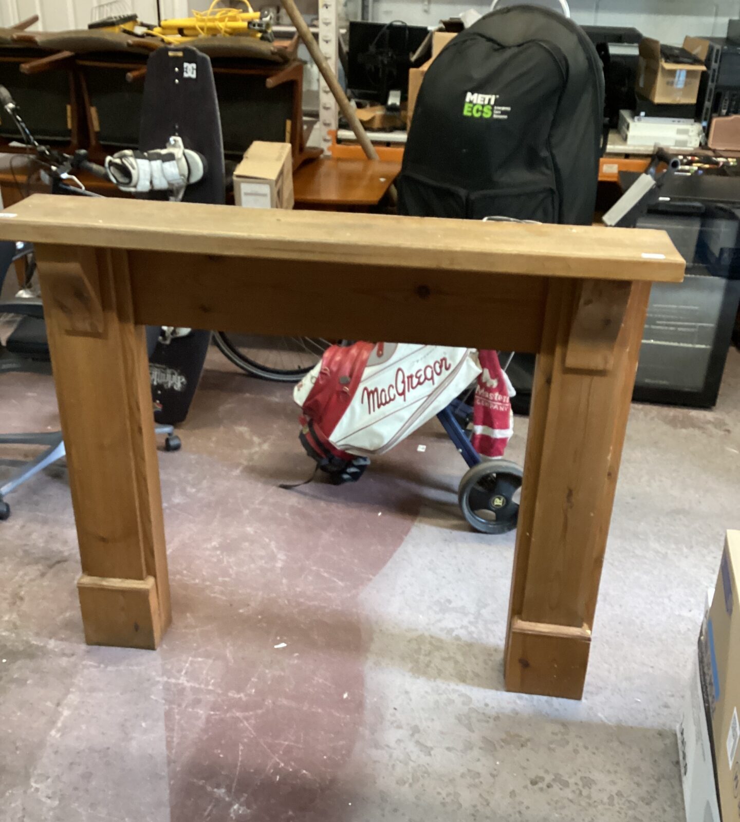 Wood Fire Place Surround