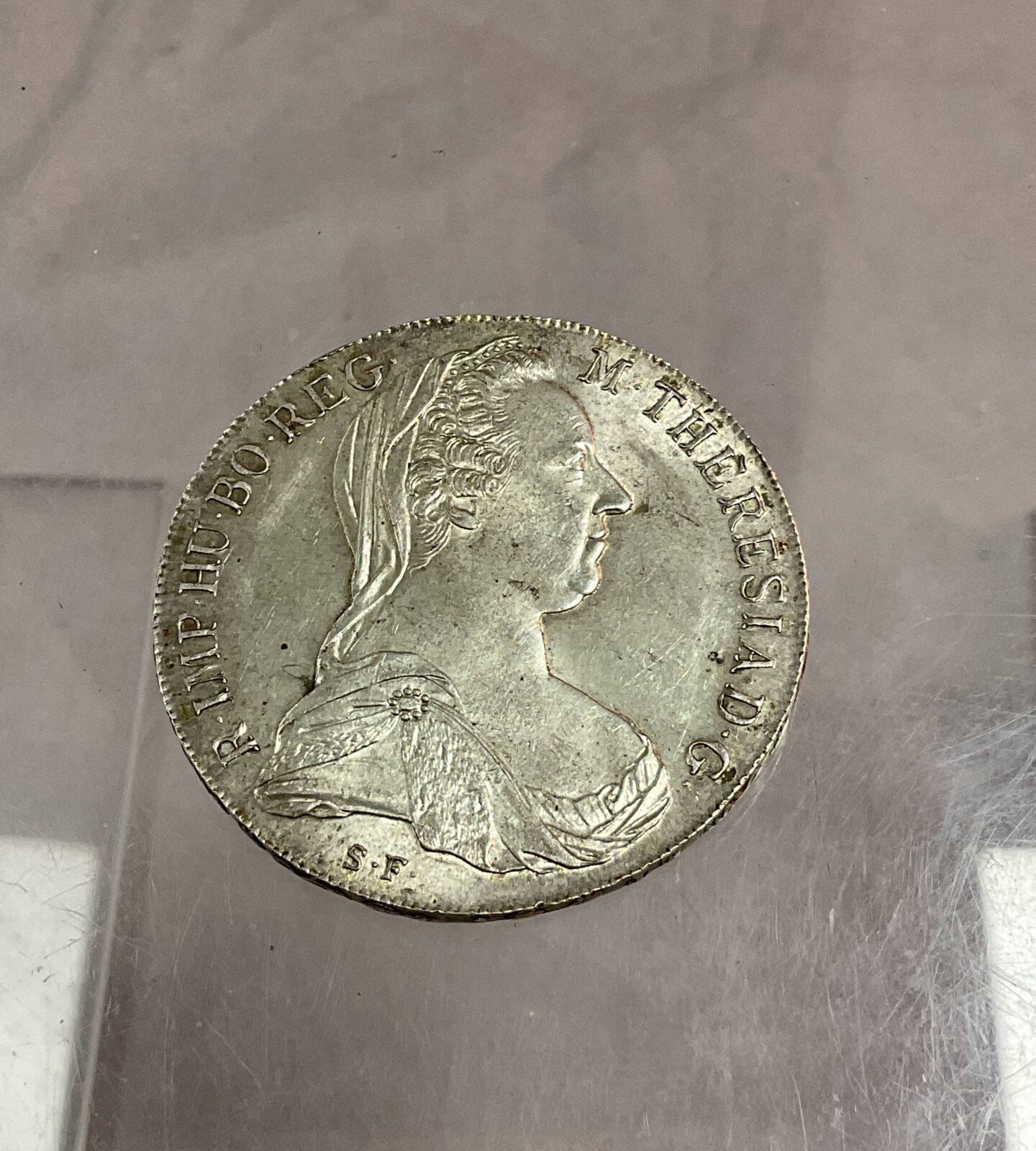 1780 Austria Maria Theresa silver one Thaler silver coin 28g