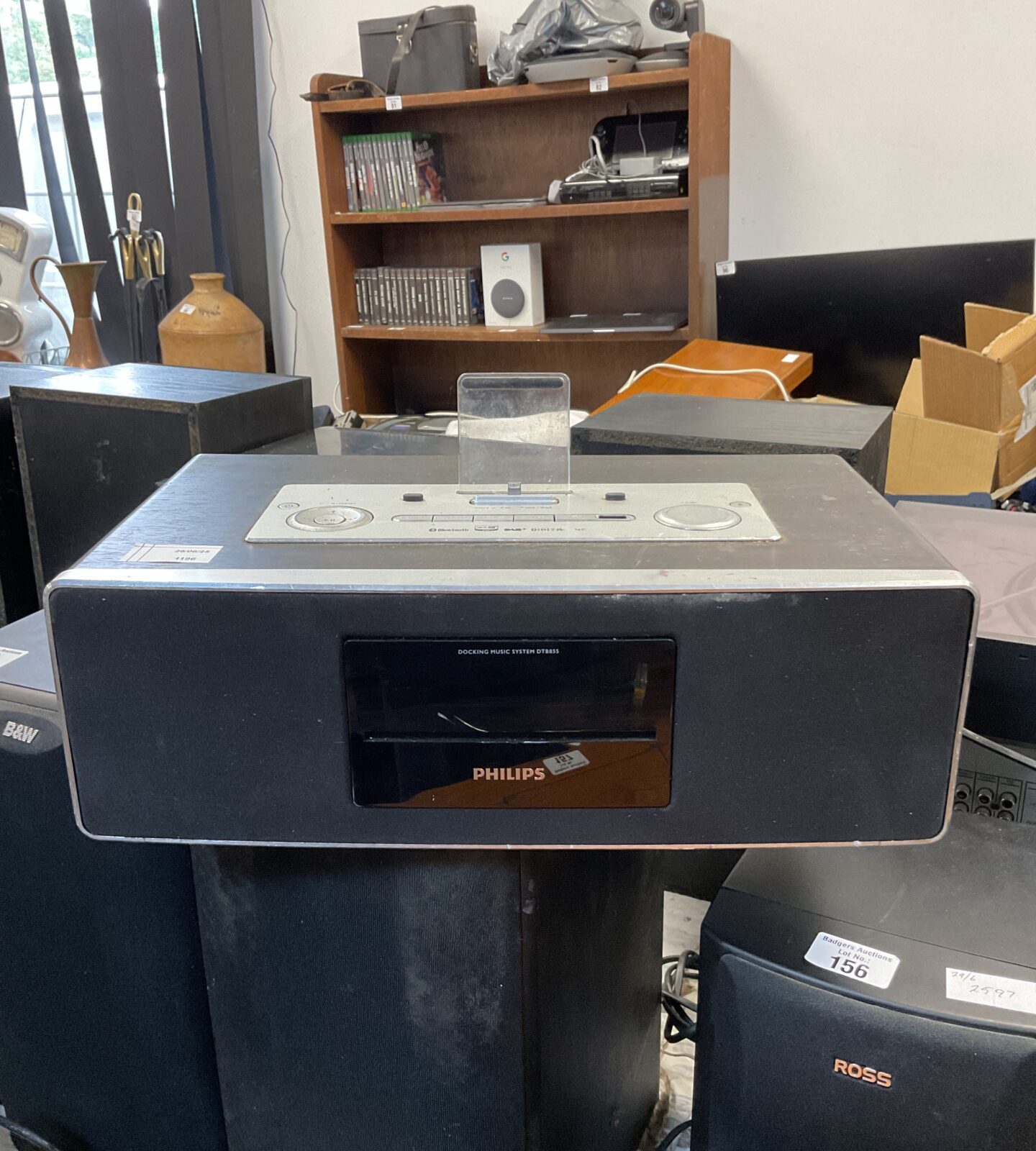 Philips dtb855 docking music system