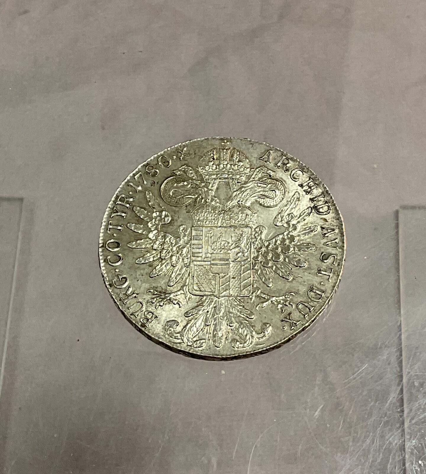 1780 Austria Maria Theresa silver one Thaler silver coin 28g - Image 2