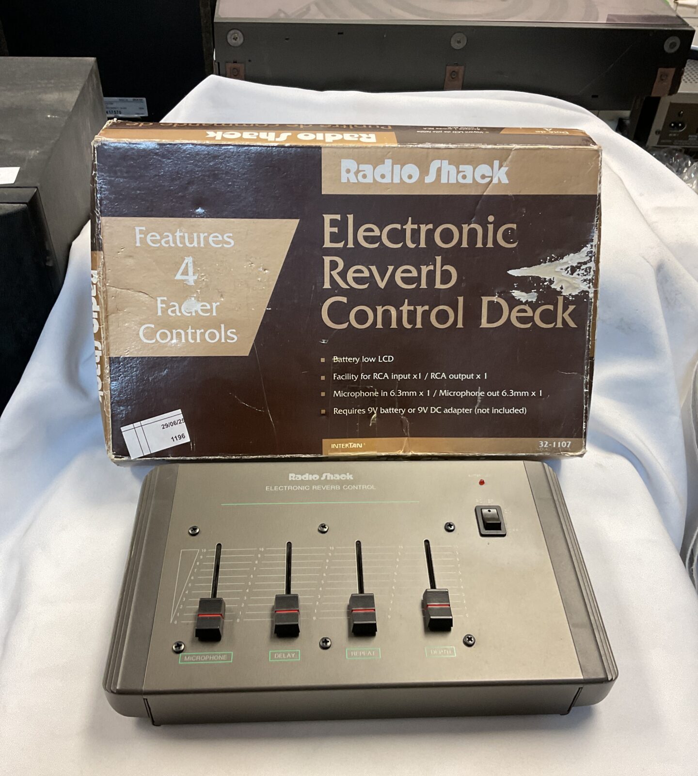 Radio shack electronic reverb control deck