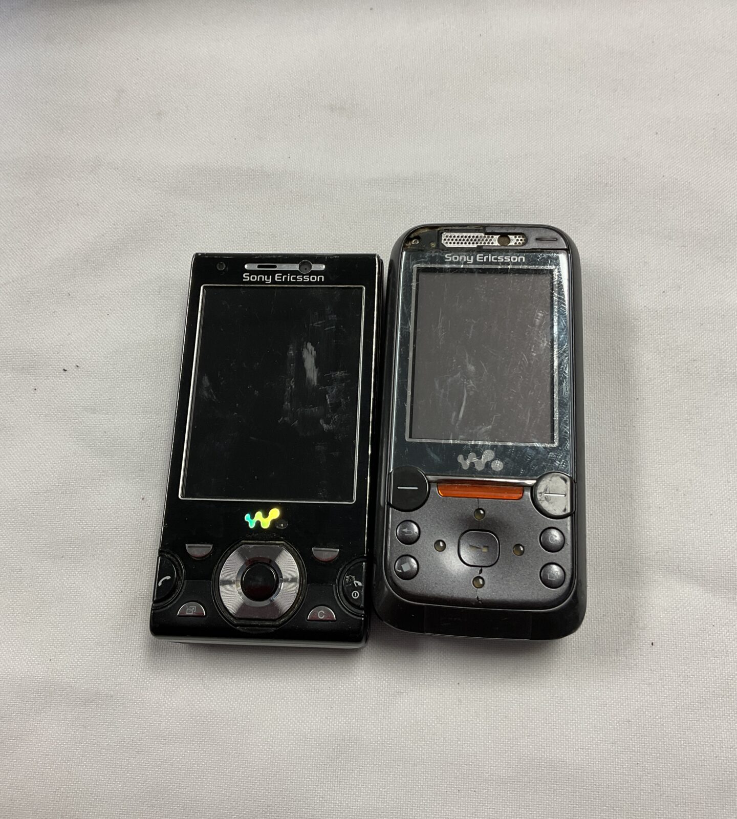 Two retro sony walkman phones