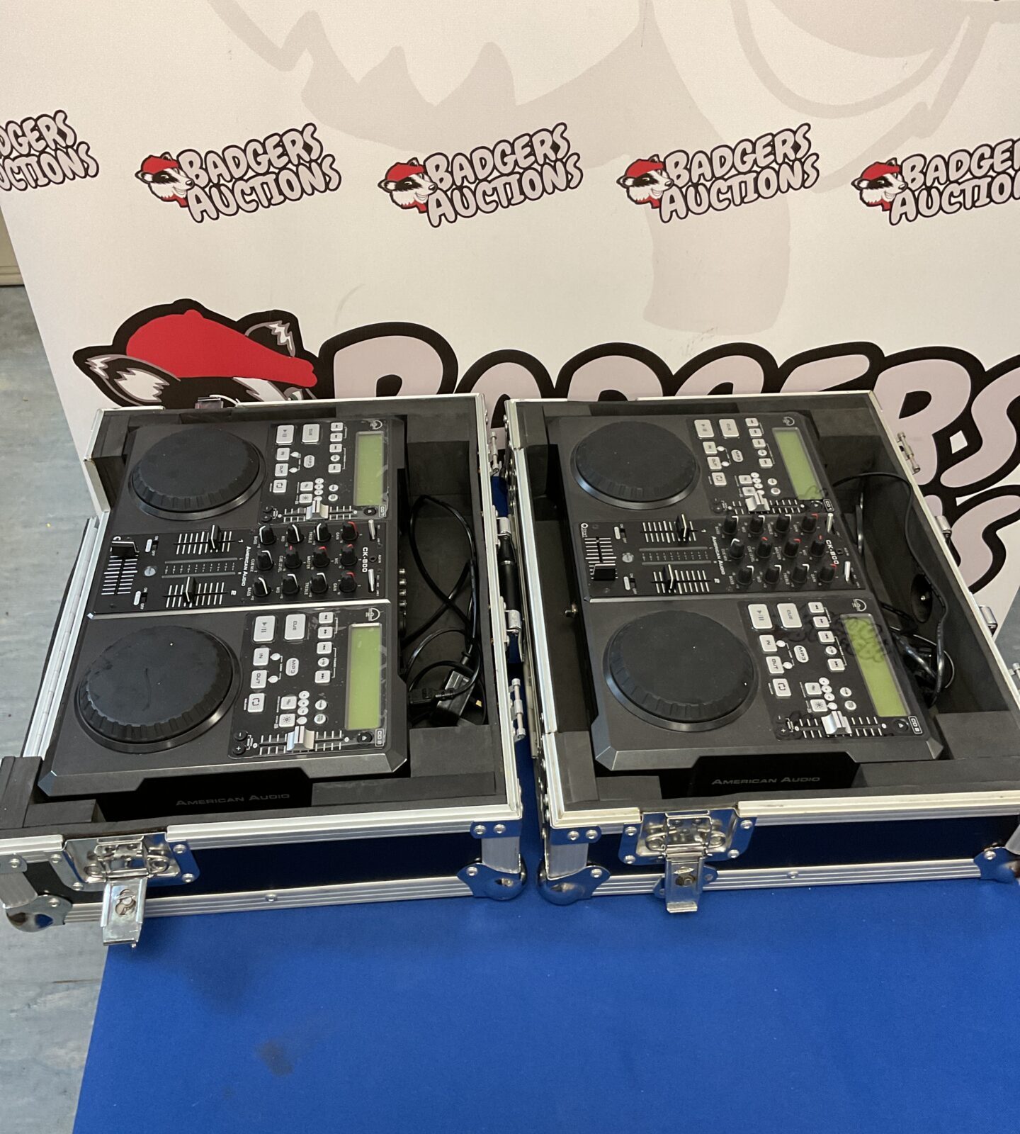 Two American audio ck-800 cdj units both working