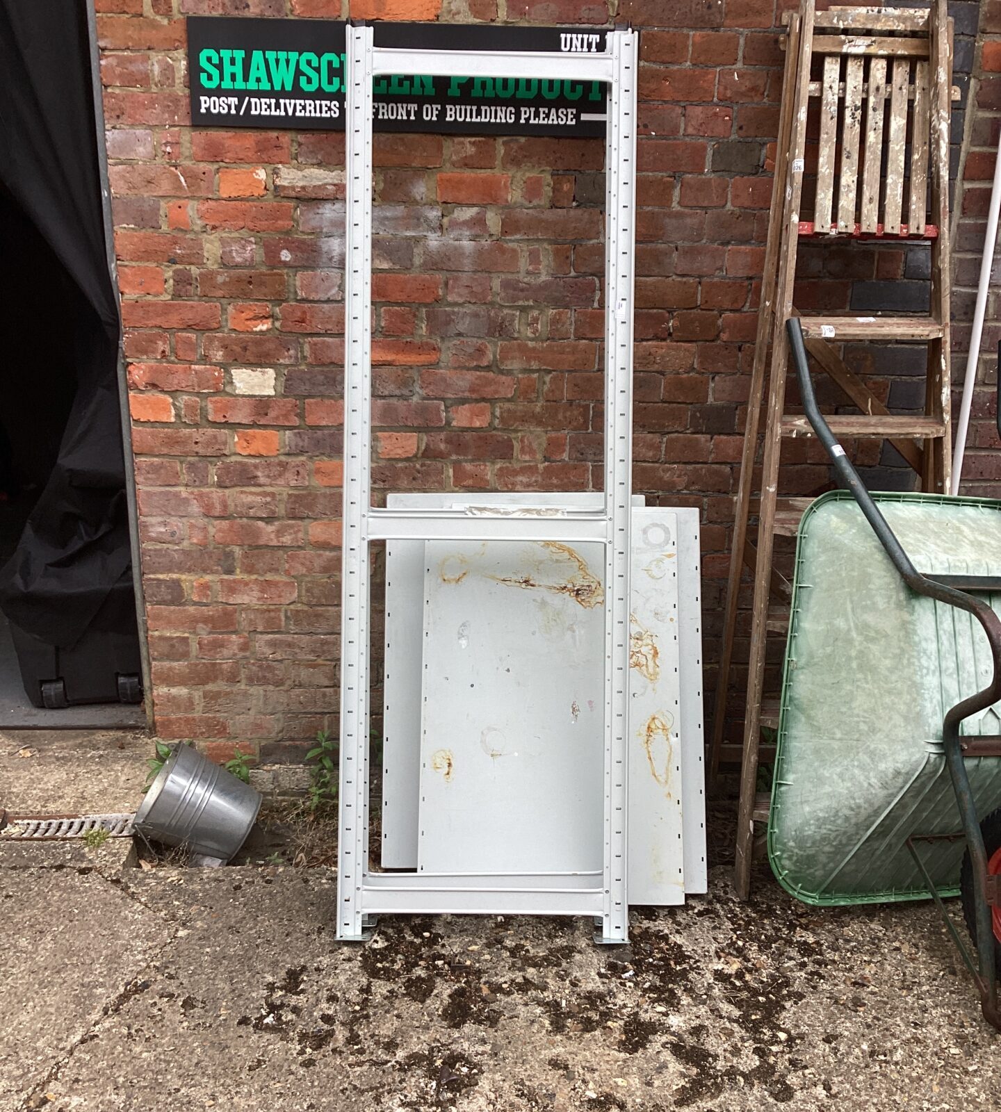 Metal Shelving Unit