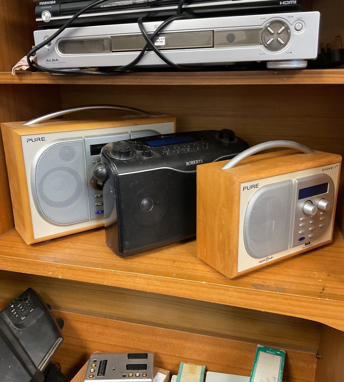 Three dab radios inc pure & roberts