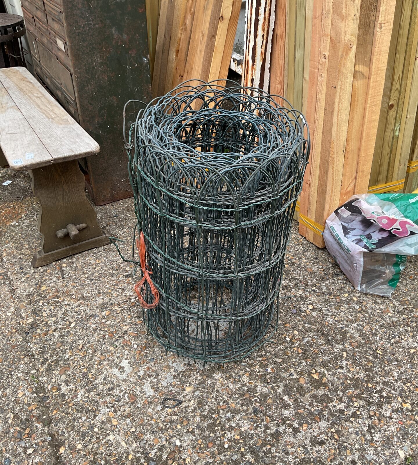 Roll of garden fencing
