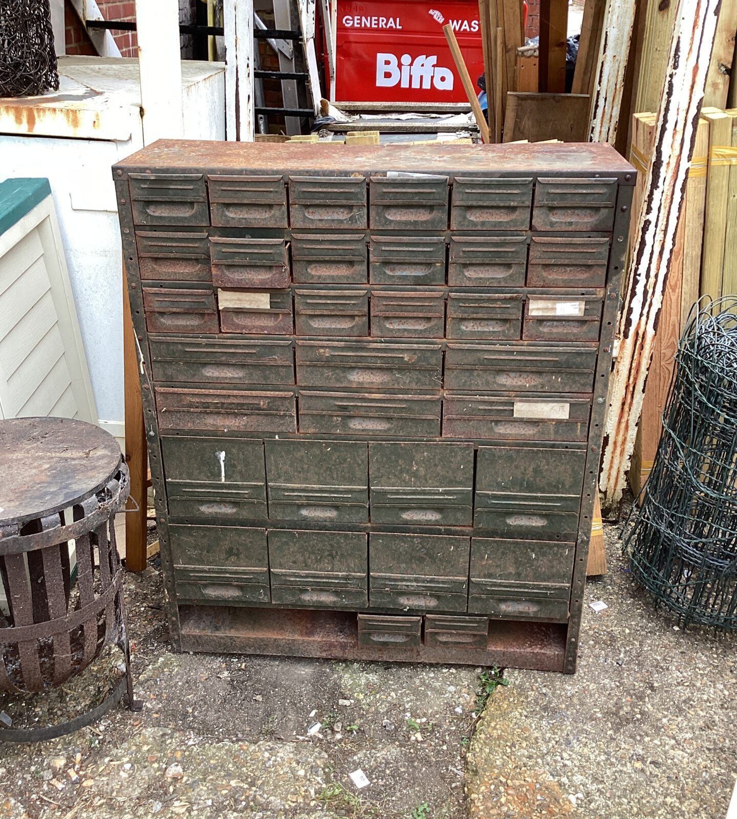 Metal Garage Storage box unit