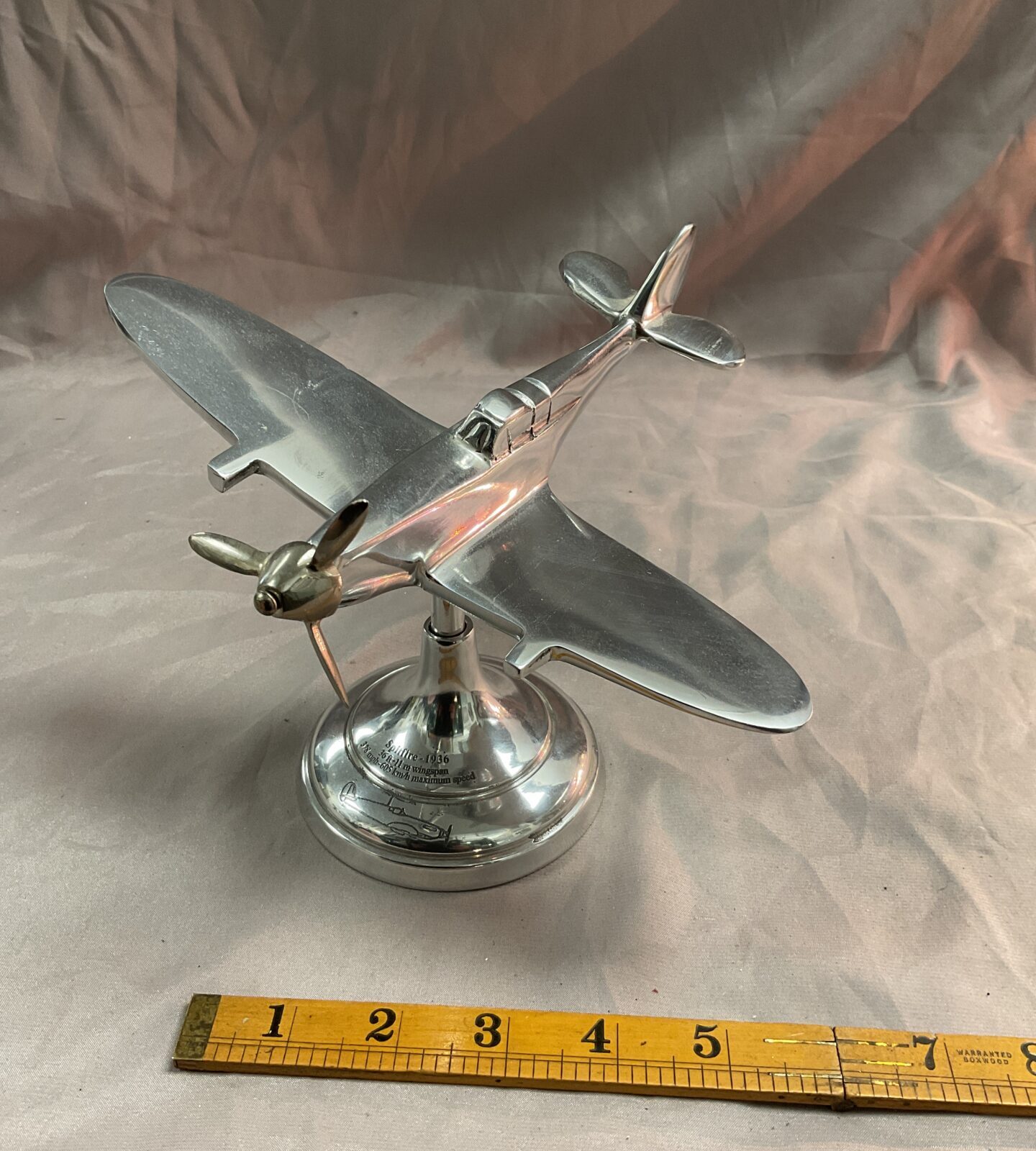 ltd edition aluminium Spitfire 1936