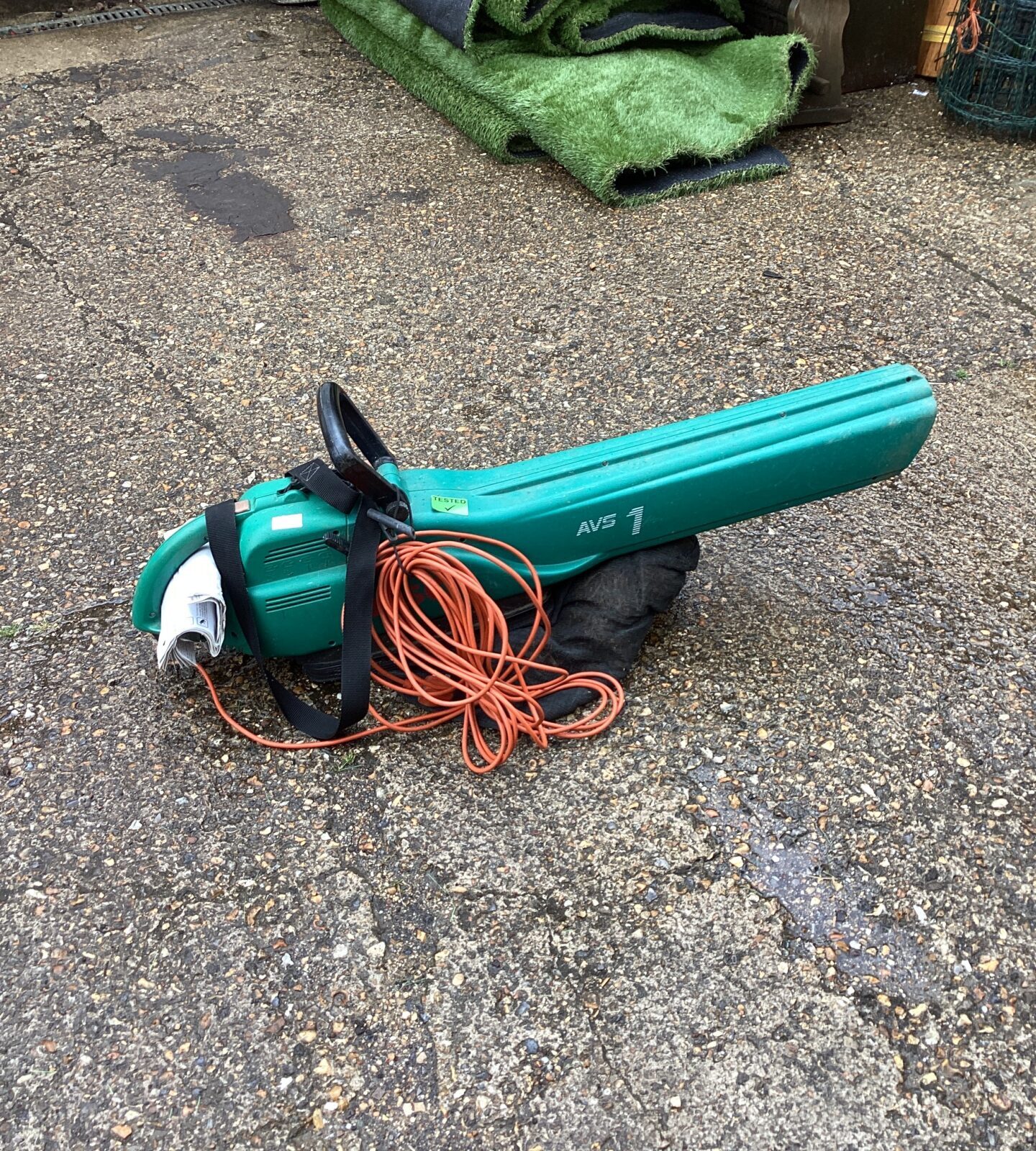 AVS Lawn Vacuum and blower