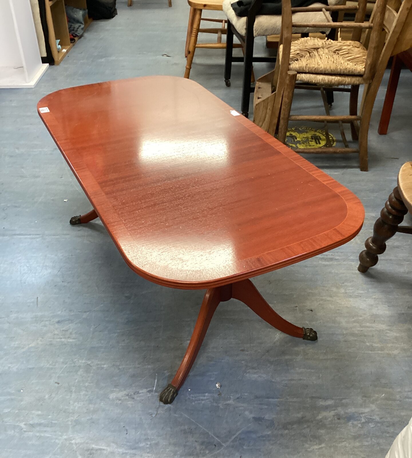 esa mcintosh clawed legged coffee table