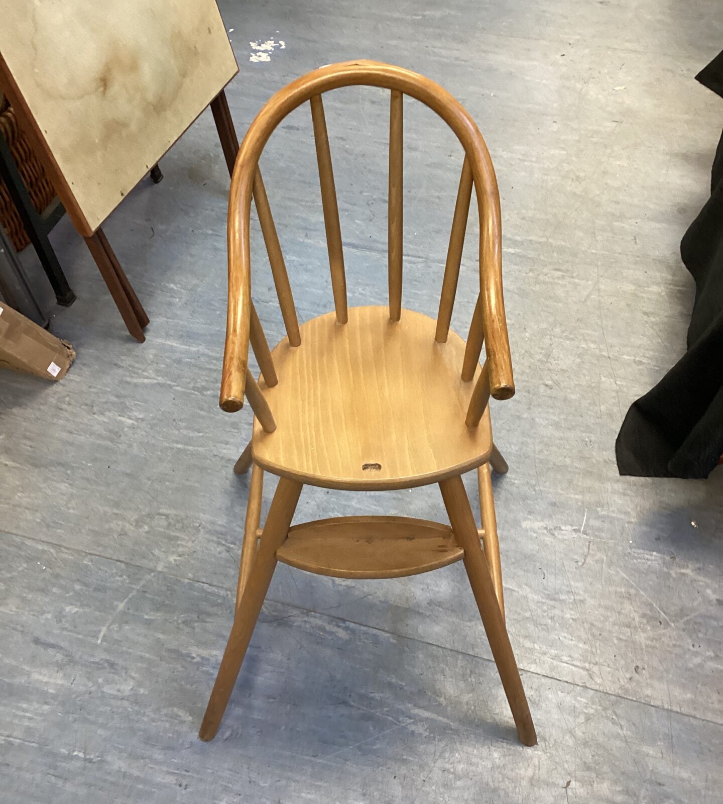 Ikea wooden child's high chair