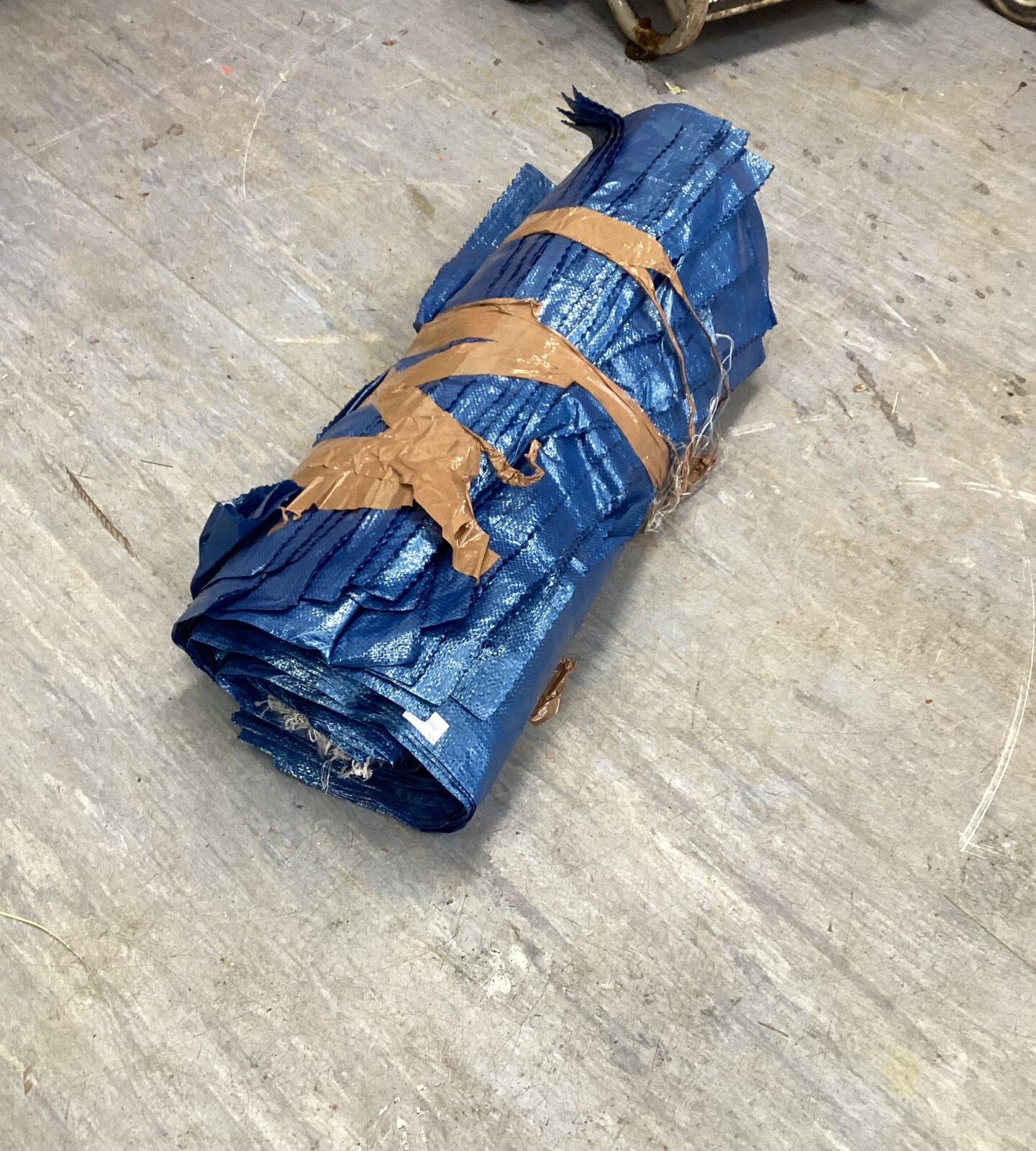 Roll of garden waste bags