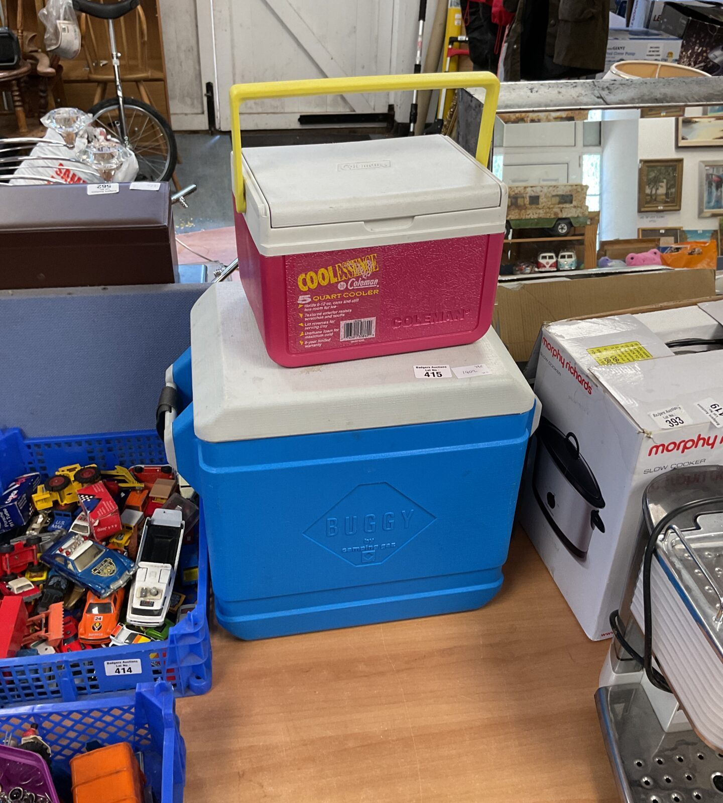 Two cooler boxes inc buggy