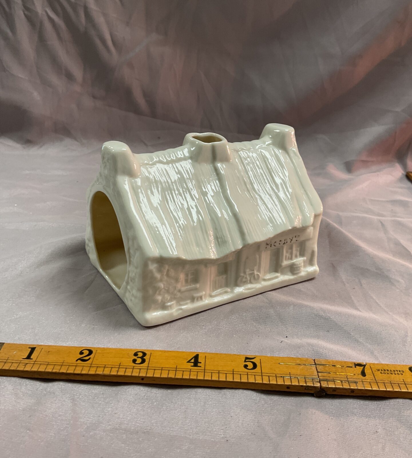 belique tea light house Signed
