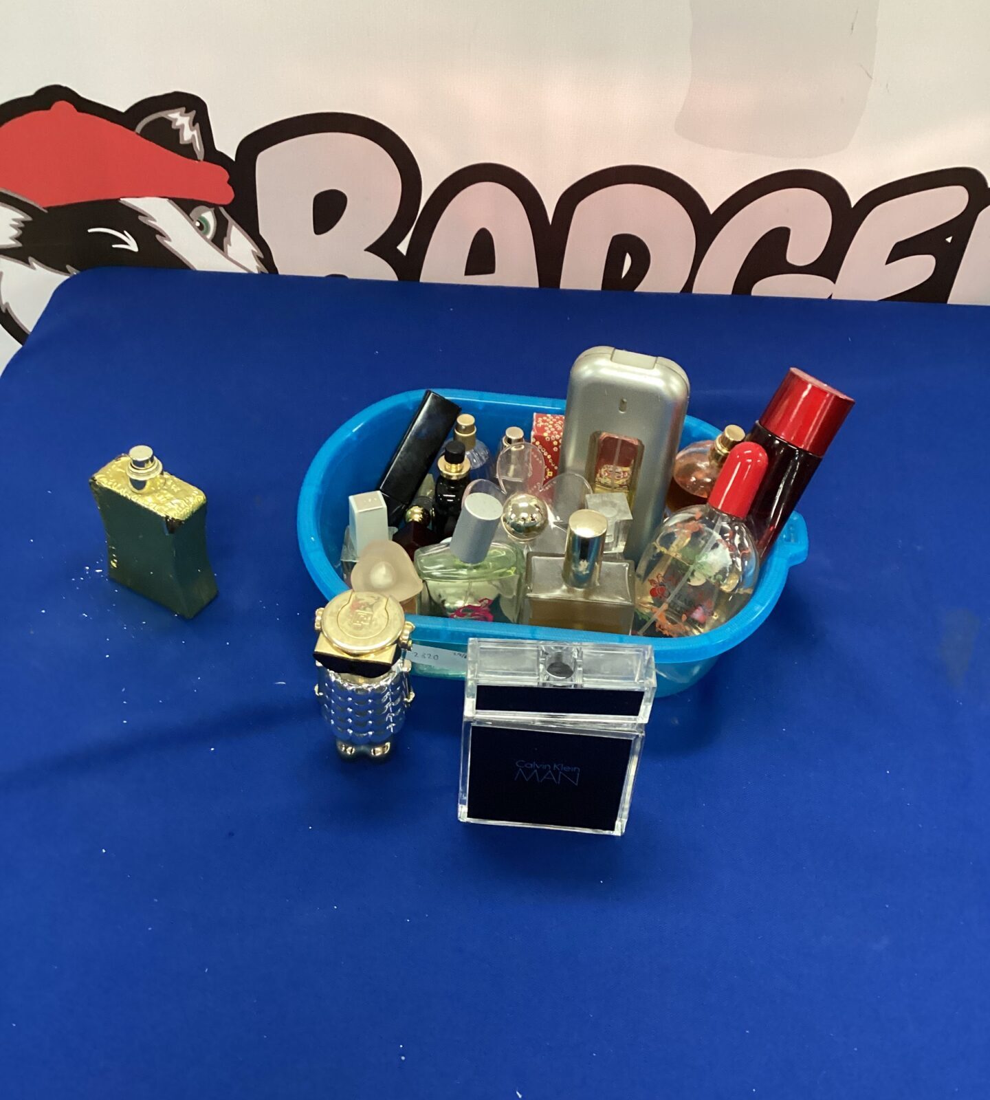 Tray of mixed perfume and aftershave inc Calvin Klein