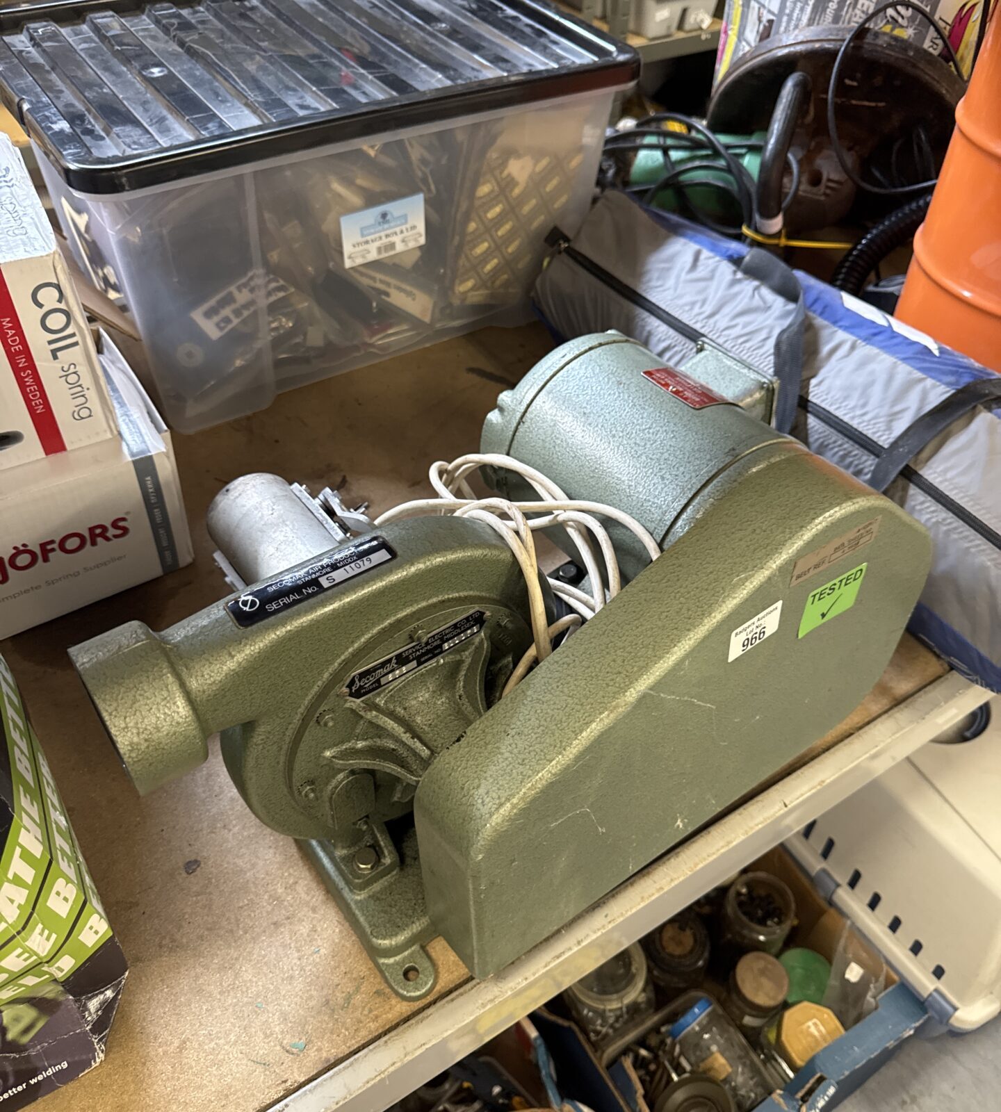 Vintage secomak model 576 air blower - working