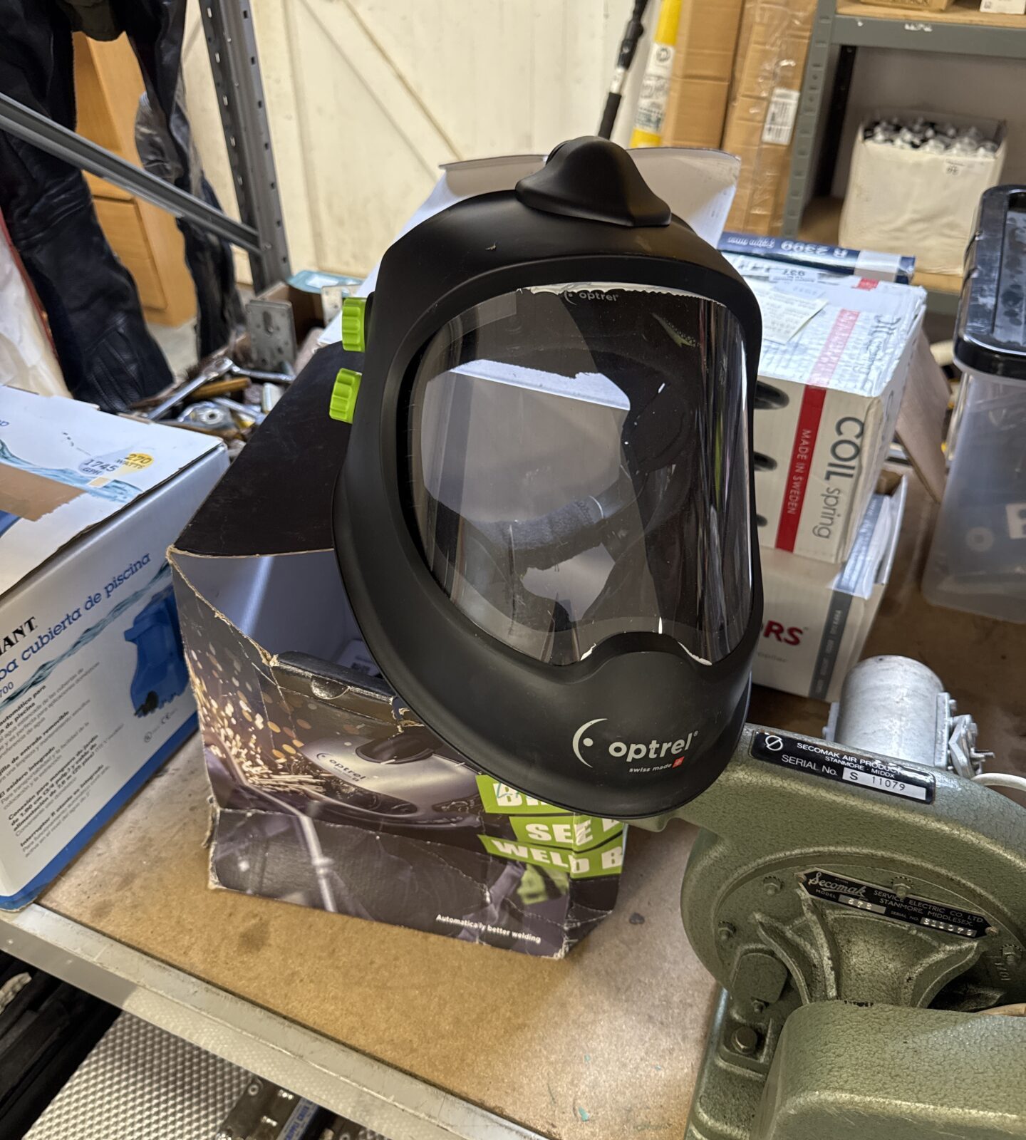 Optrel welders mask