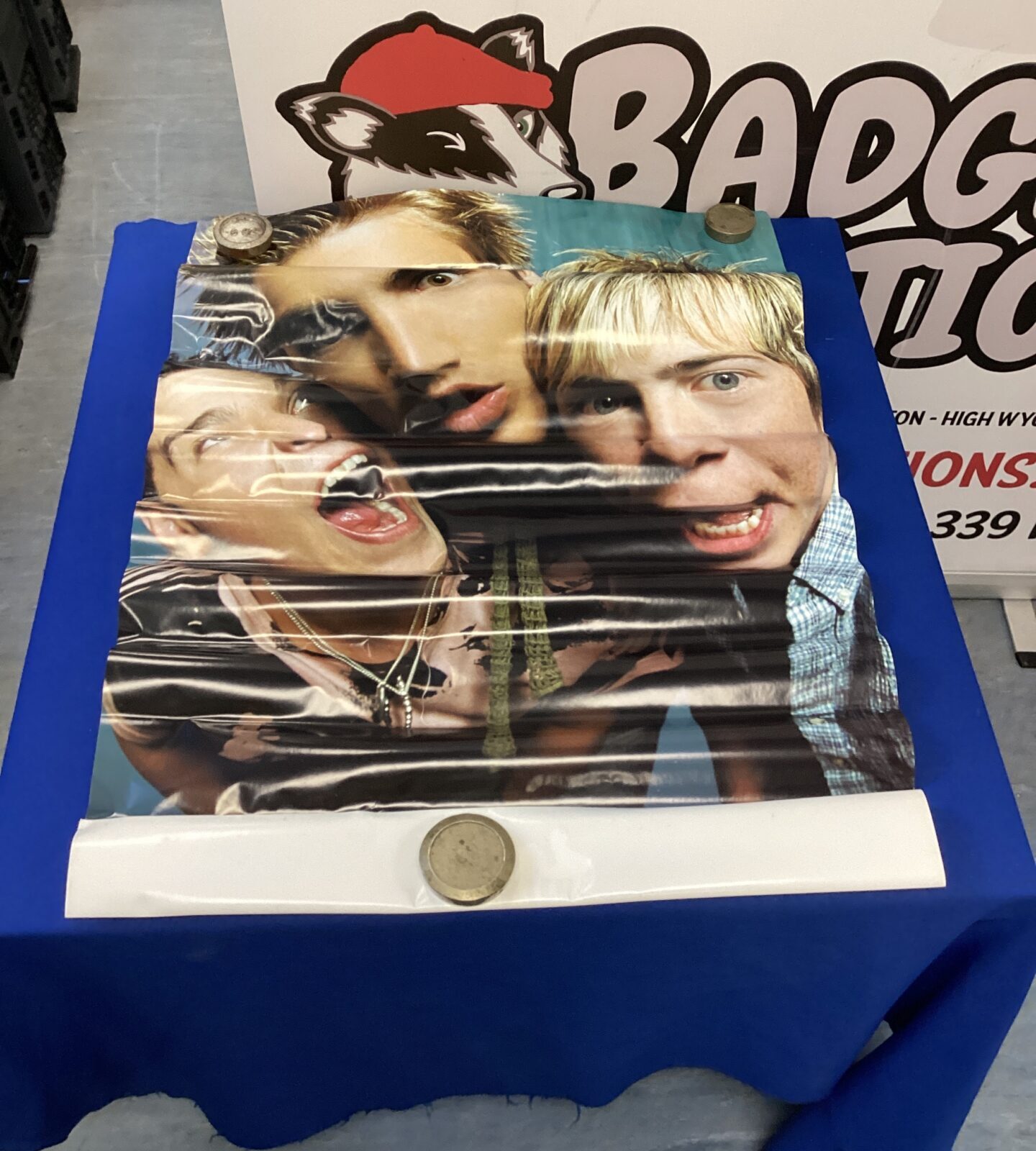 Box of mixed posters inc models & pop music celebrities, Eminem, busted & caprice - Image 2