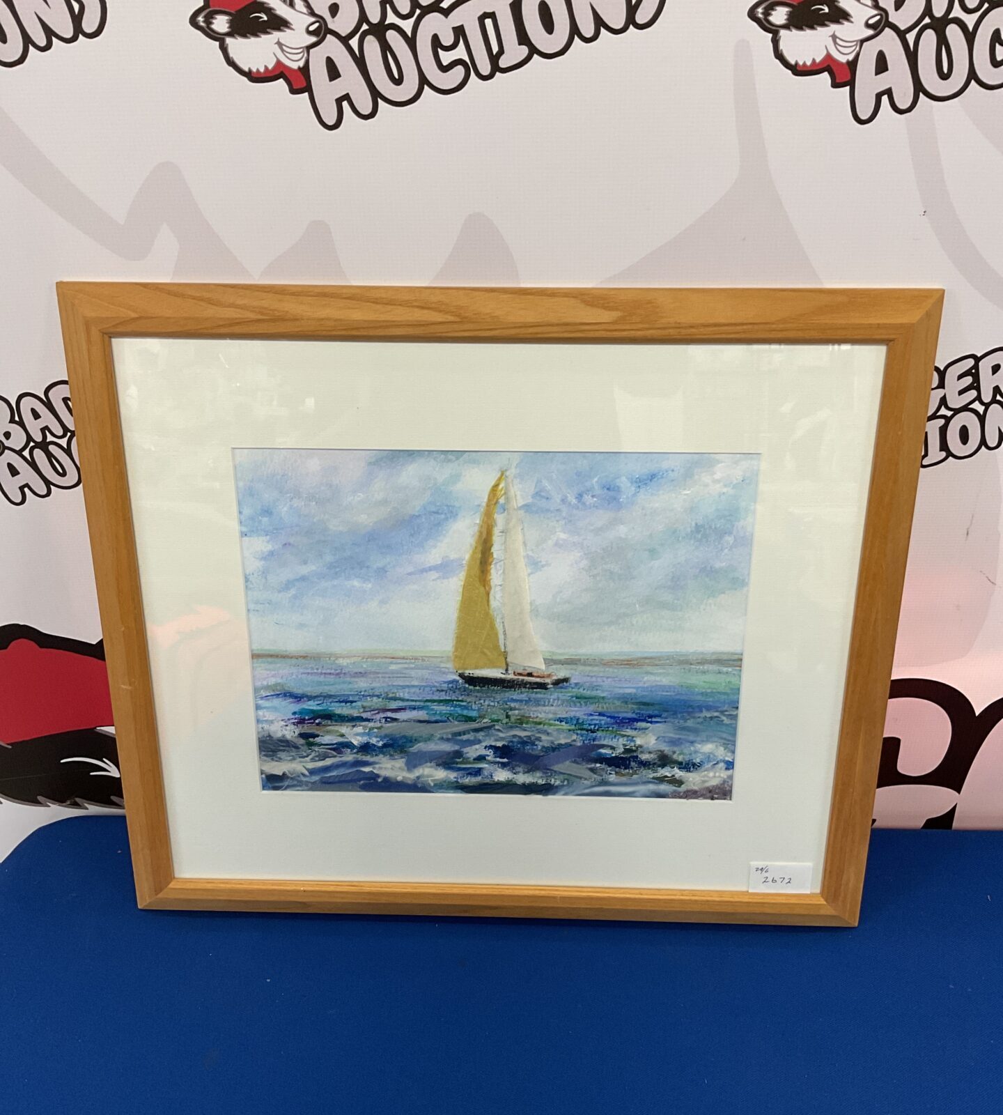 Barbara shaw mixed media textile seascape artwork